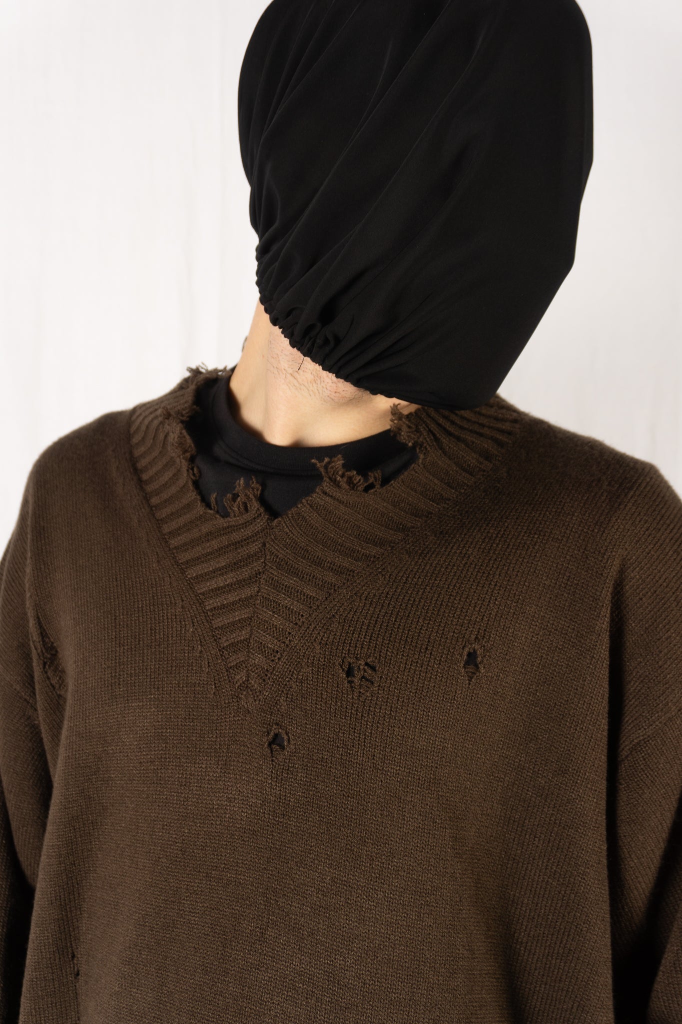 S'yte yohji yamamoto distressed sweater