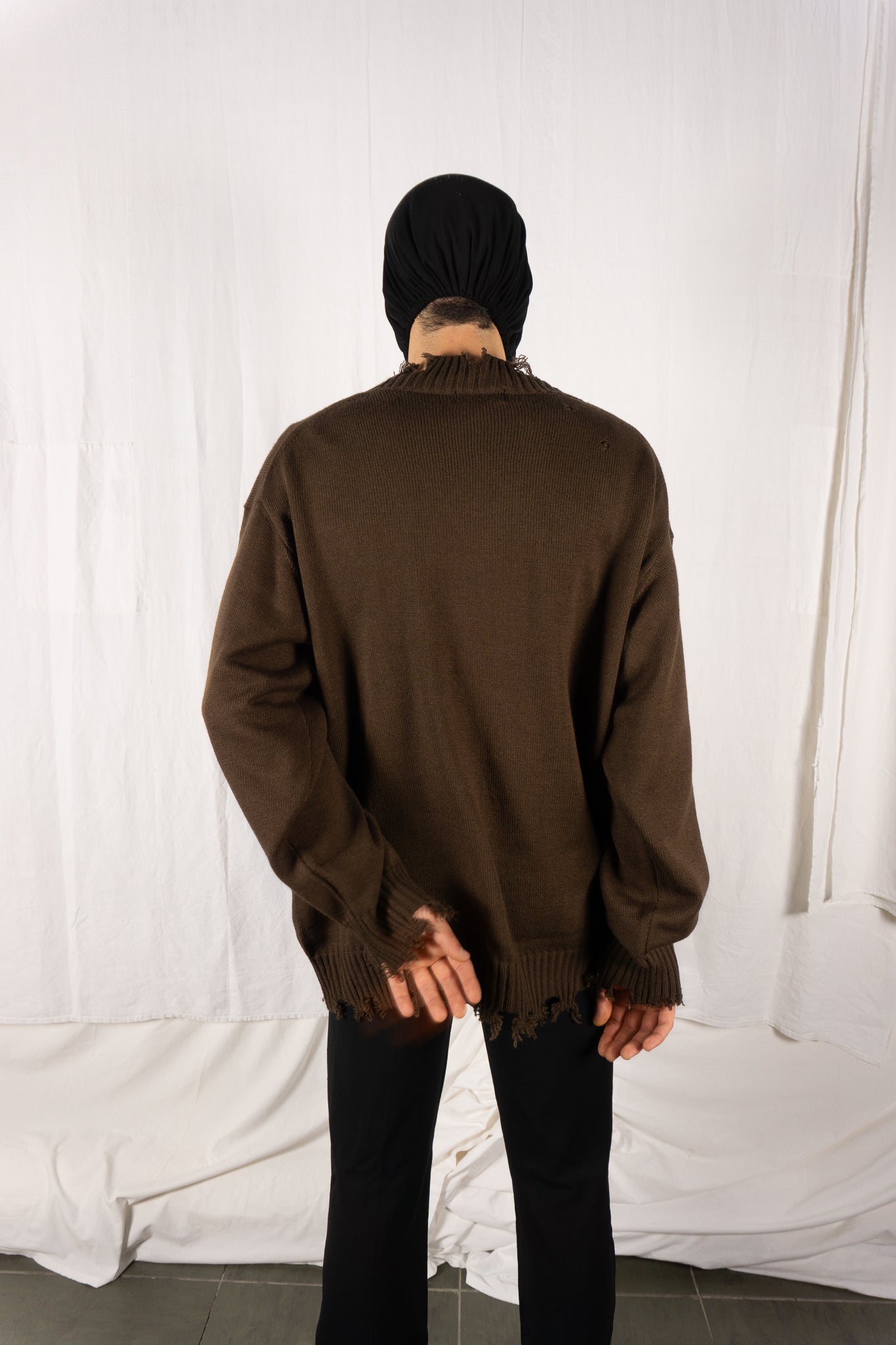 S'yte yohji yamamoto distressed sweater