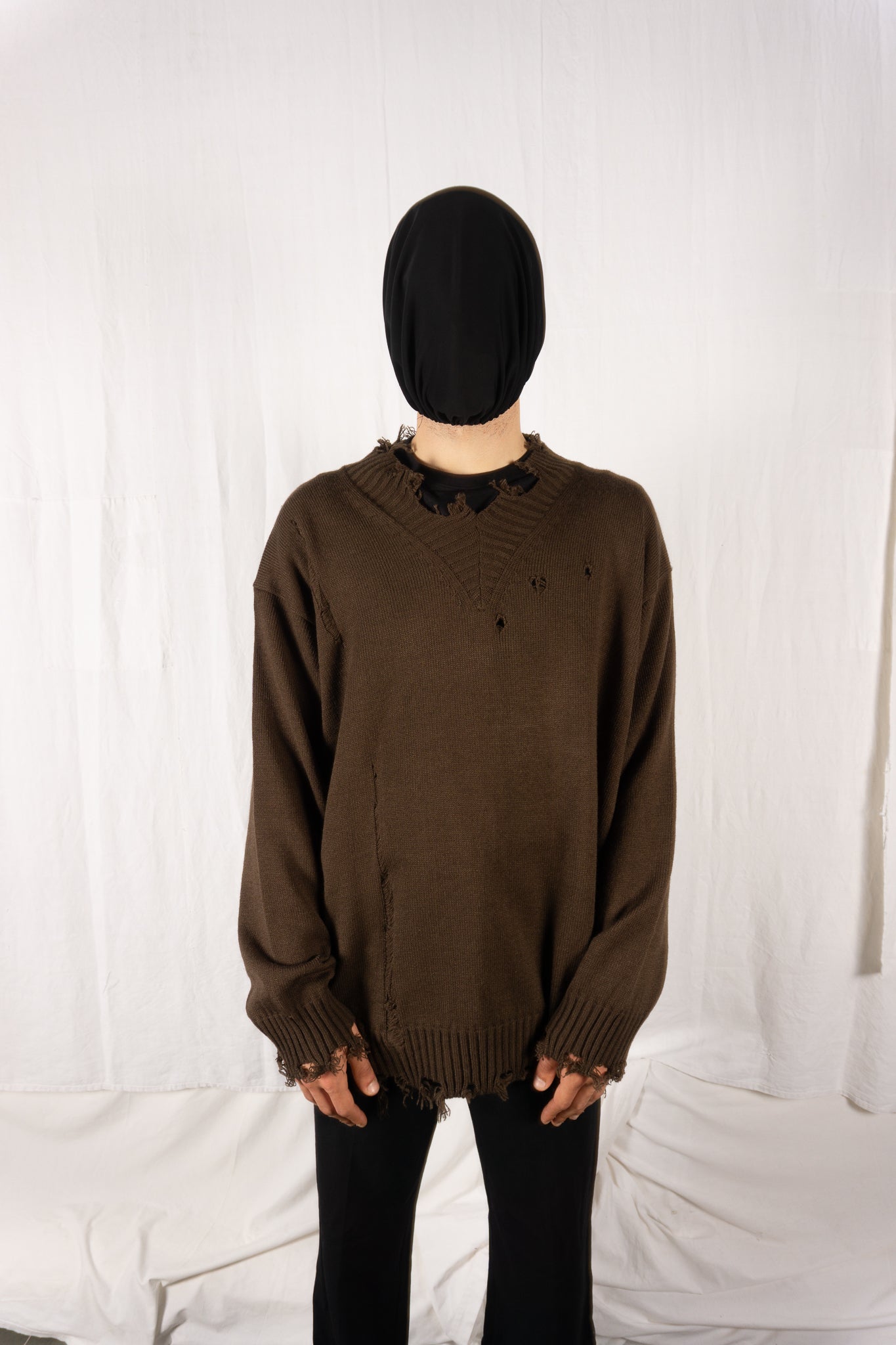 S'yte yohji yamamoto distressed sweater