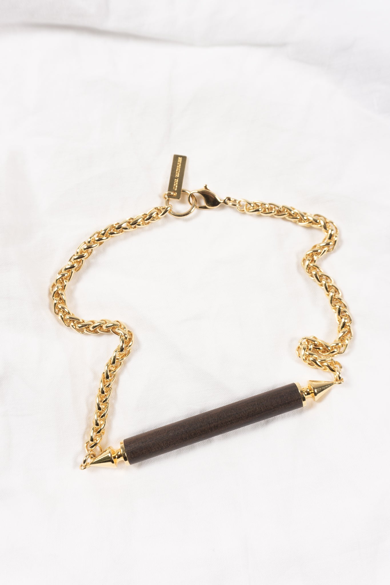 Junya watanabe comme des garçons a/w 2023 wood necklace