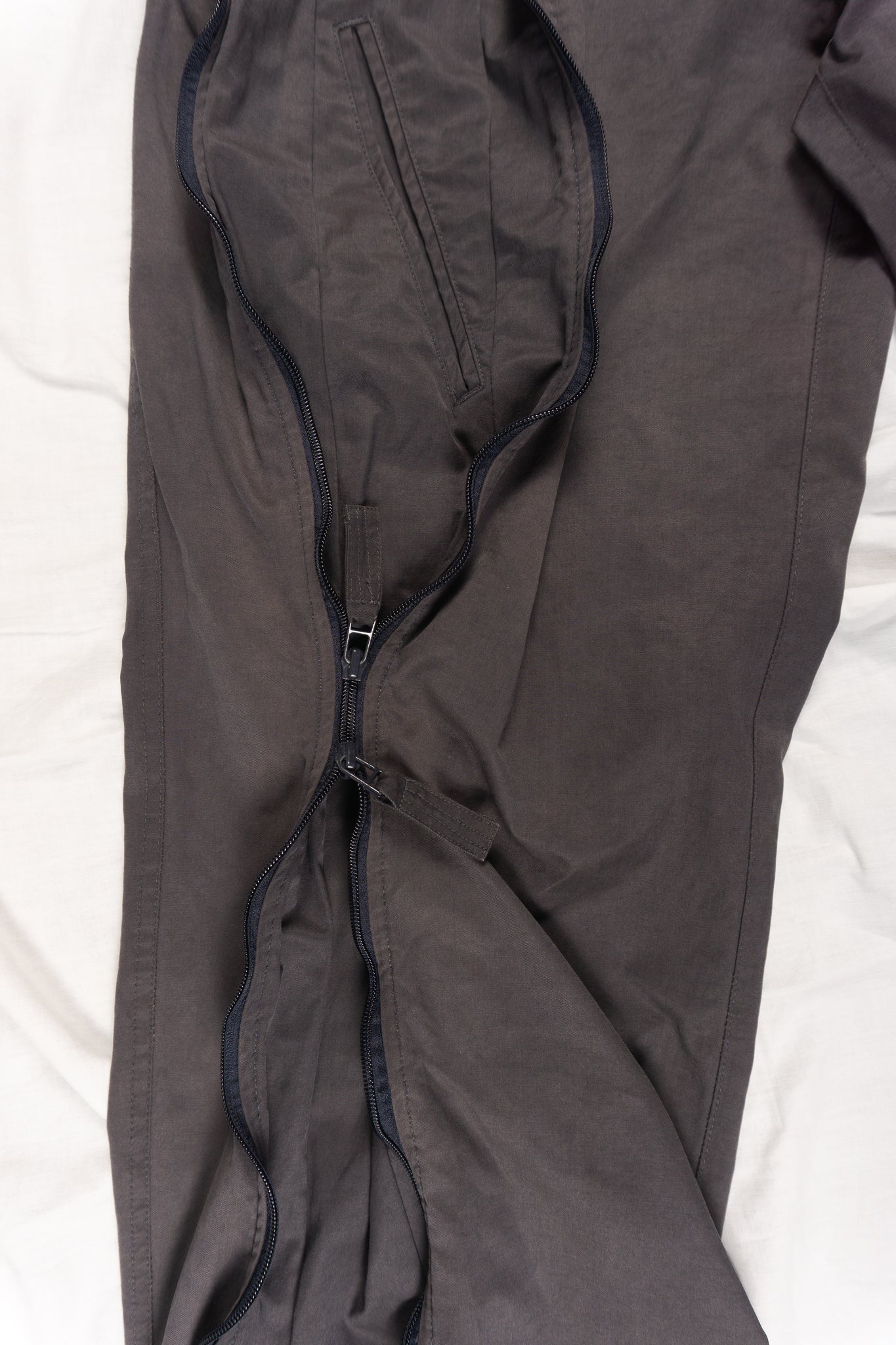 Issey miyake men a/w 1999 parachute pants grey