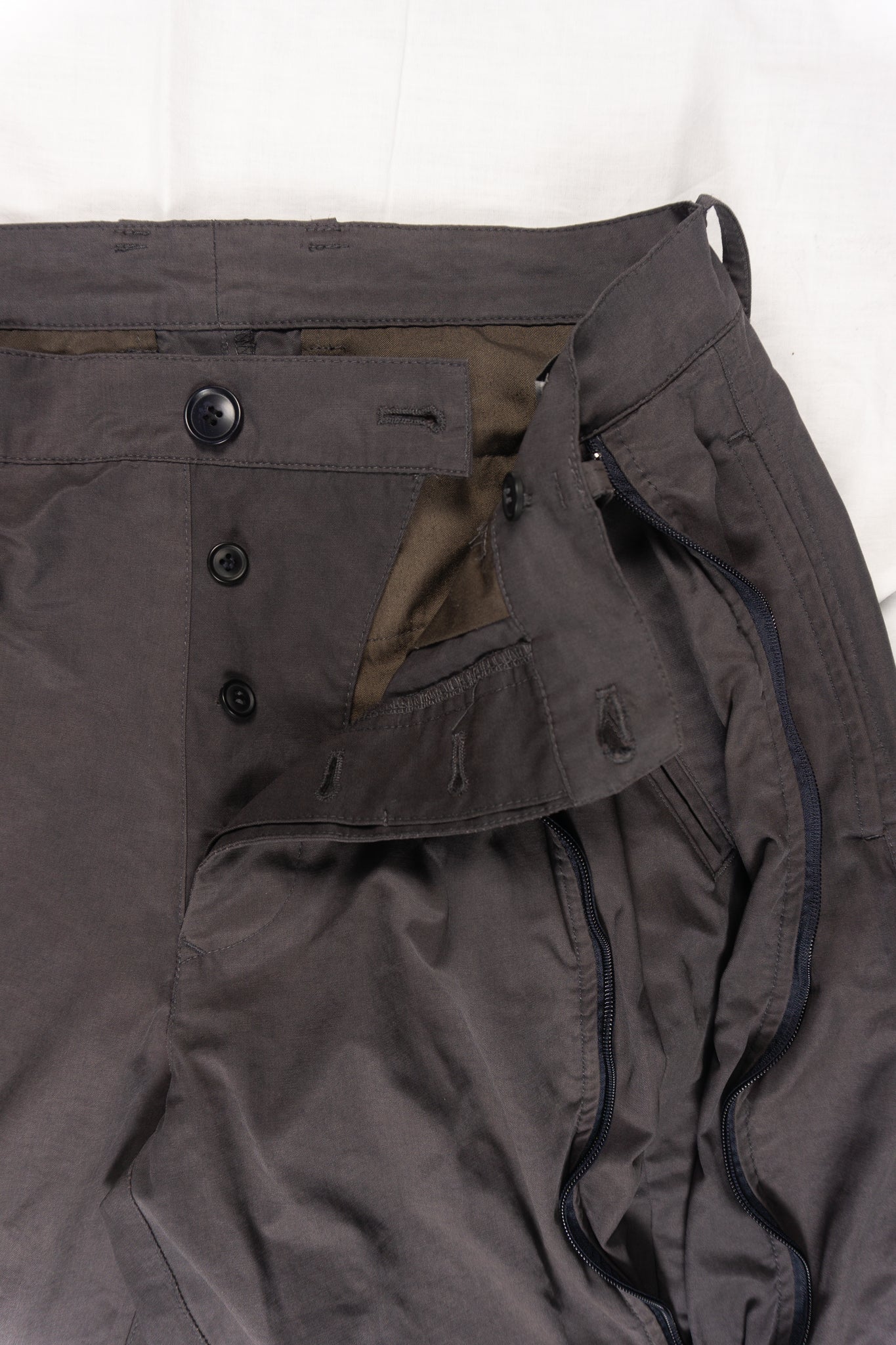 Issey miyake men a/w 1999 parachute pants grey