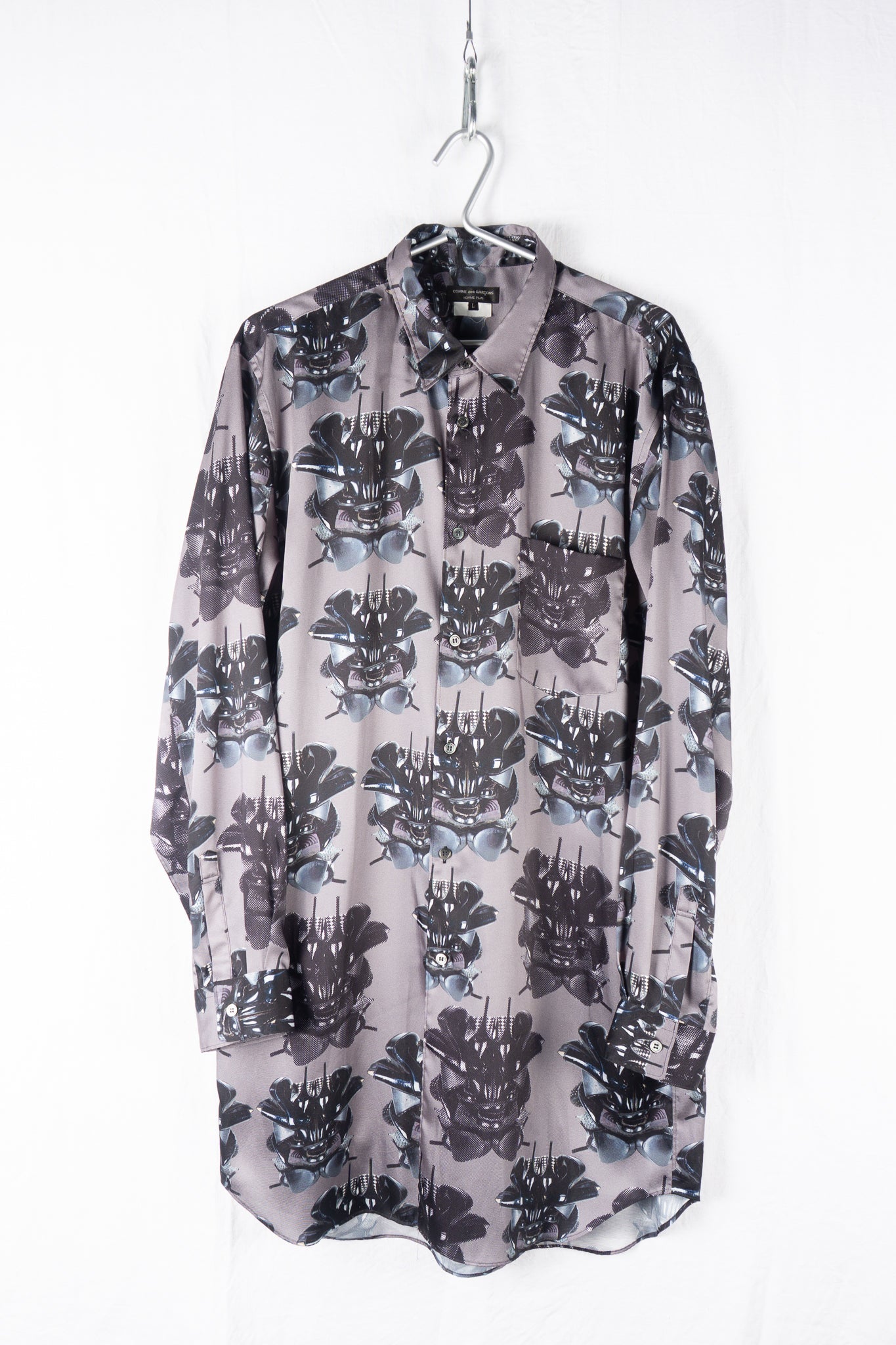 Comme des garçons homme plus a/w 2021 willie cole shirt grey