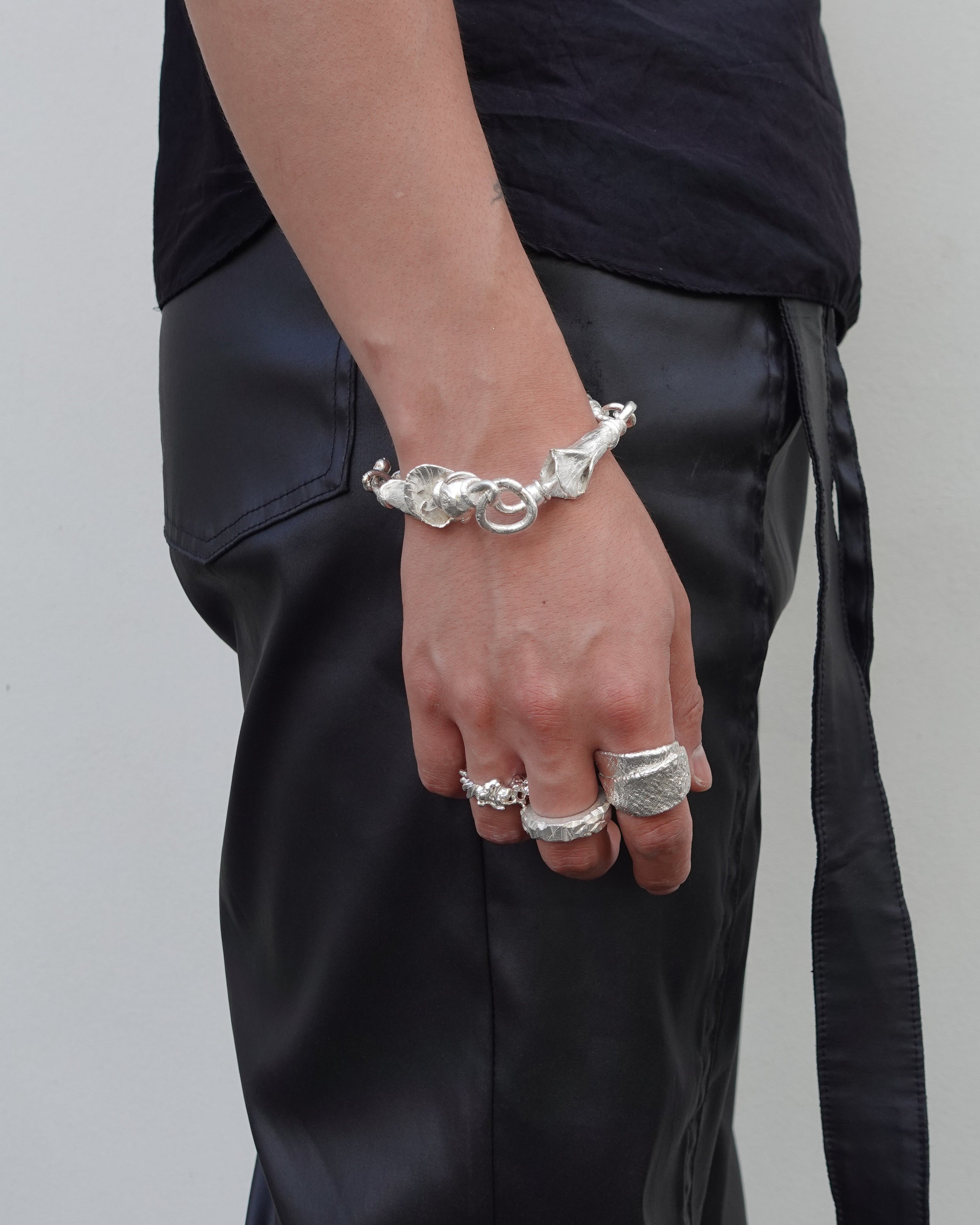 Calla lily bracelet
