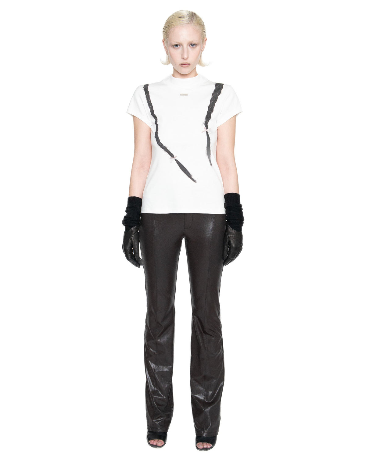 No plans metallic leggings