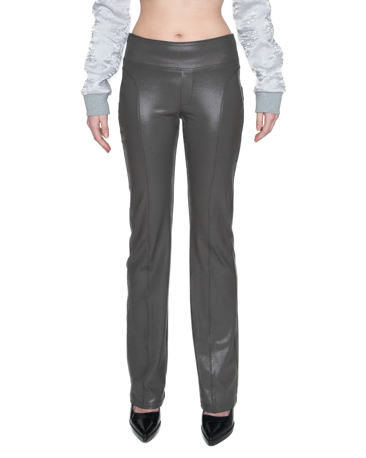 No plans metallic leggings