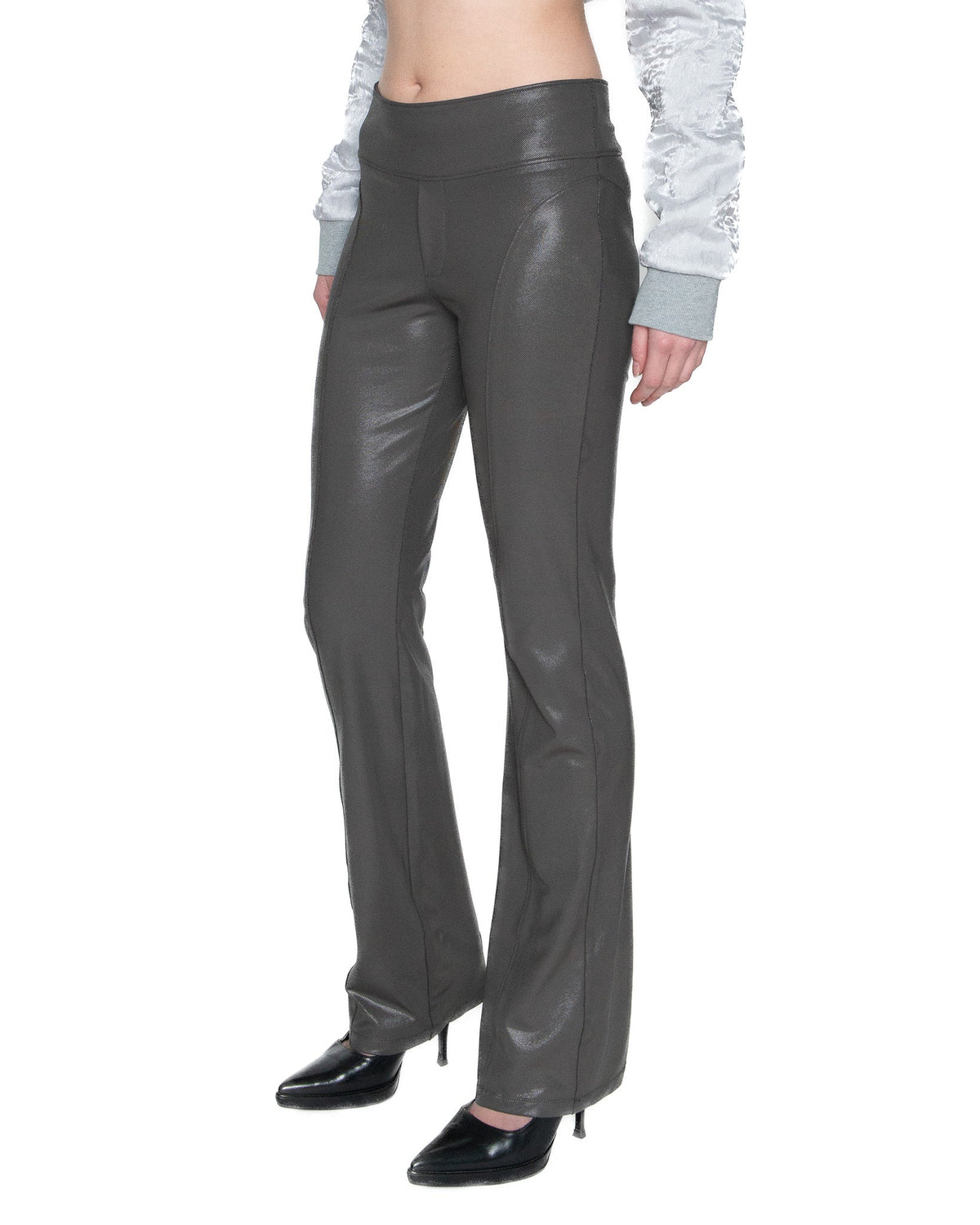 No plans metallic leggings