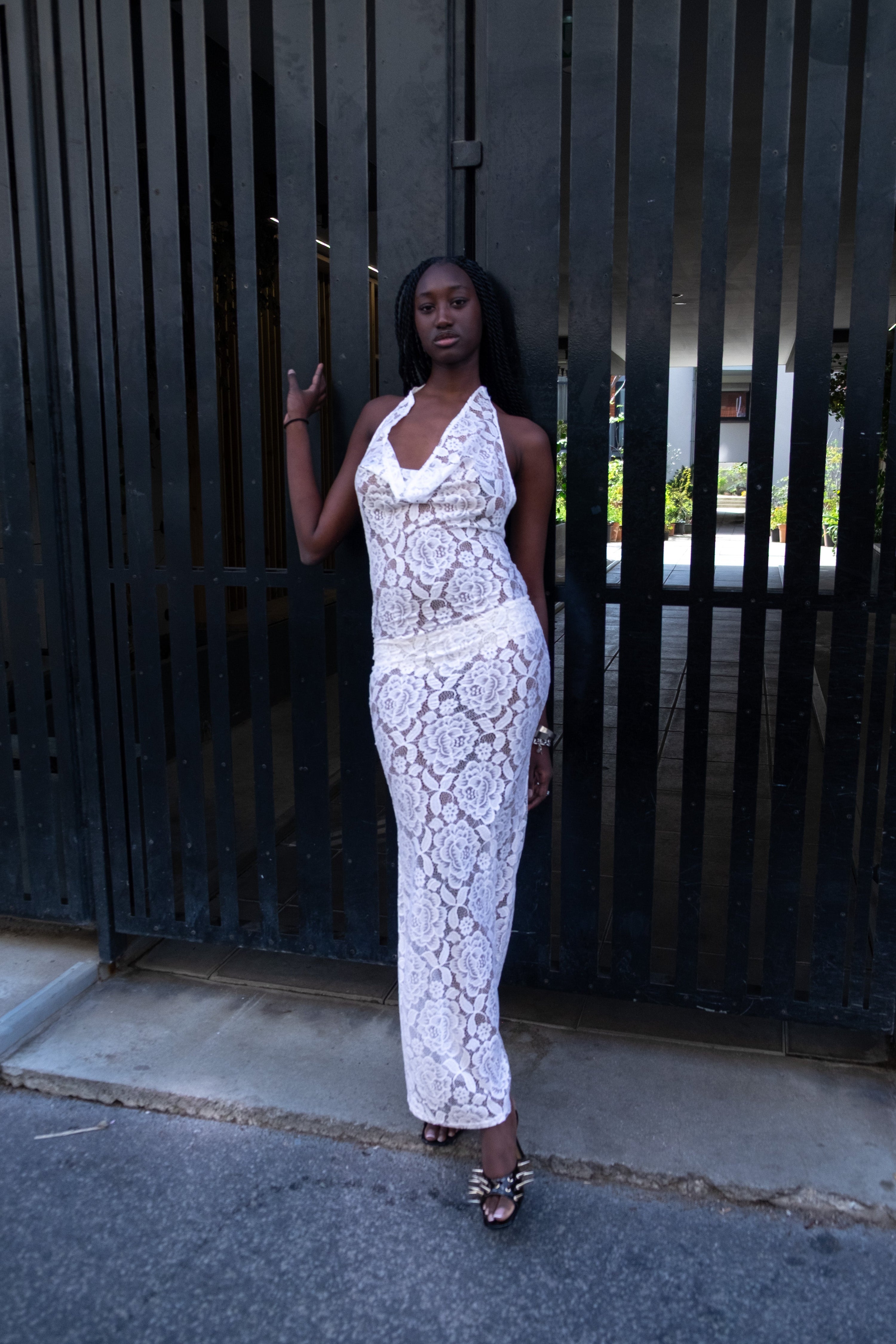 Lace gown