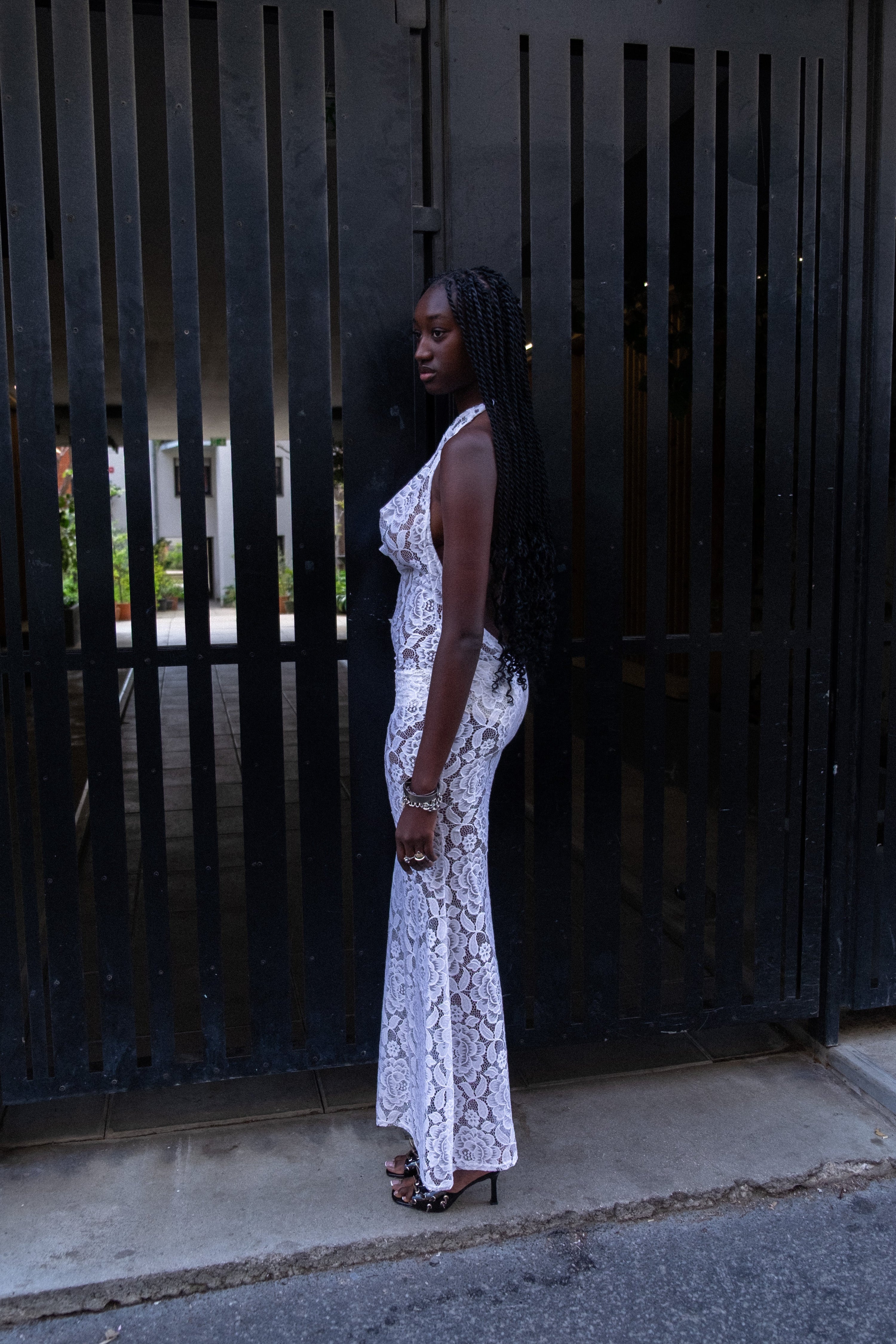 Lace gown