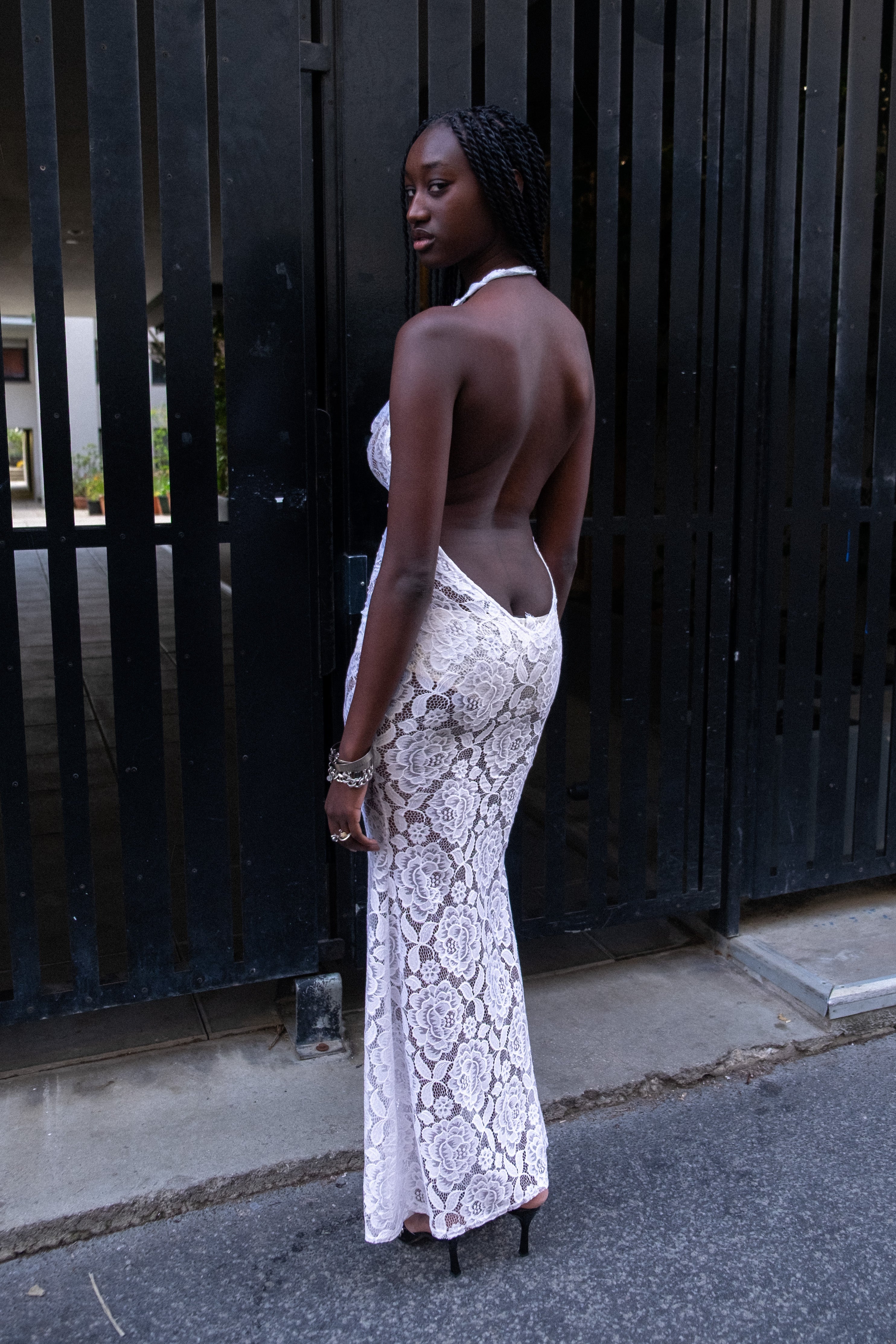 Lace gown
