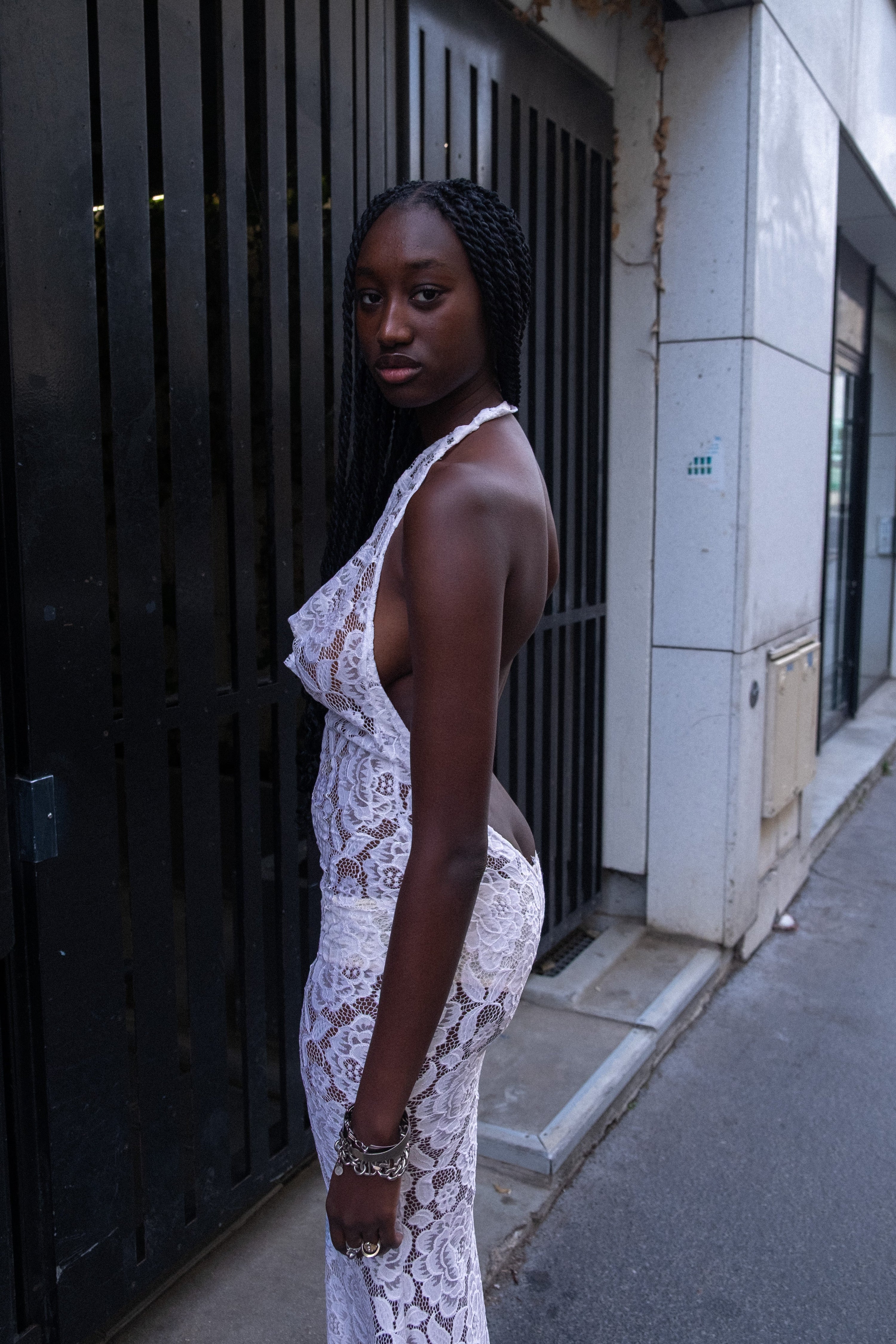Lace gown