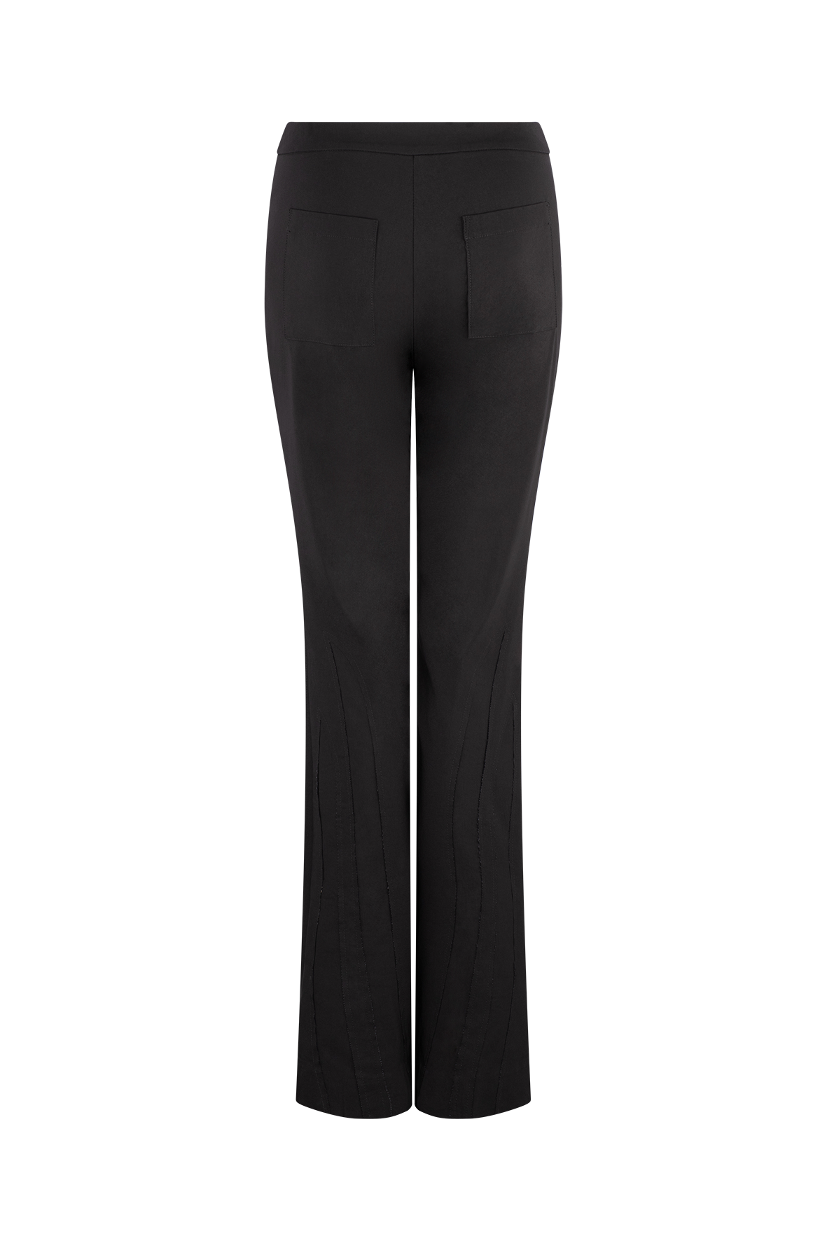 Spliced pant - black (mid rise)