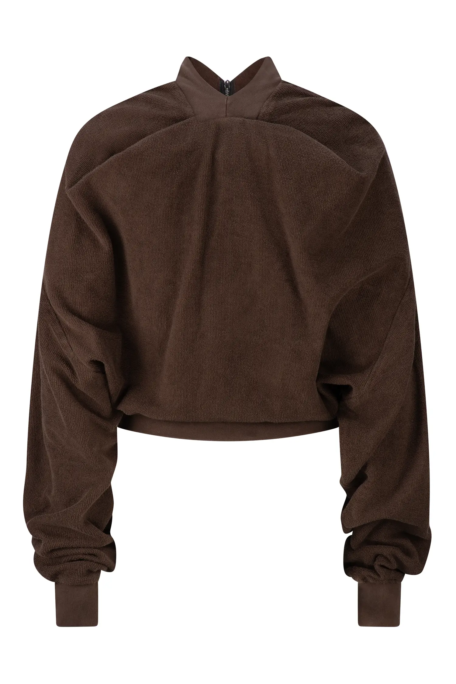 Upside down jumper brown