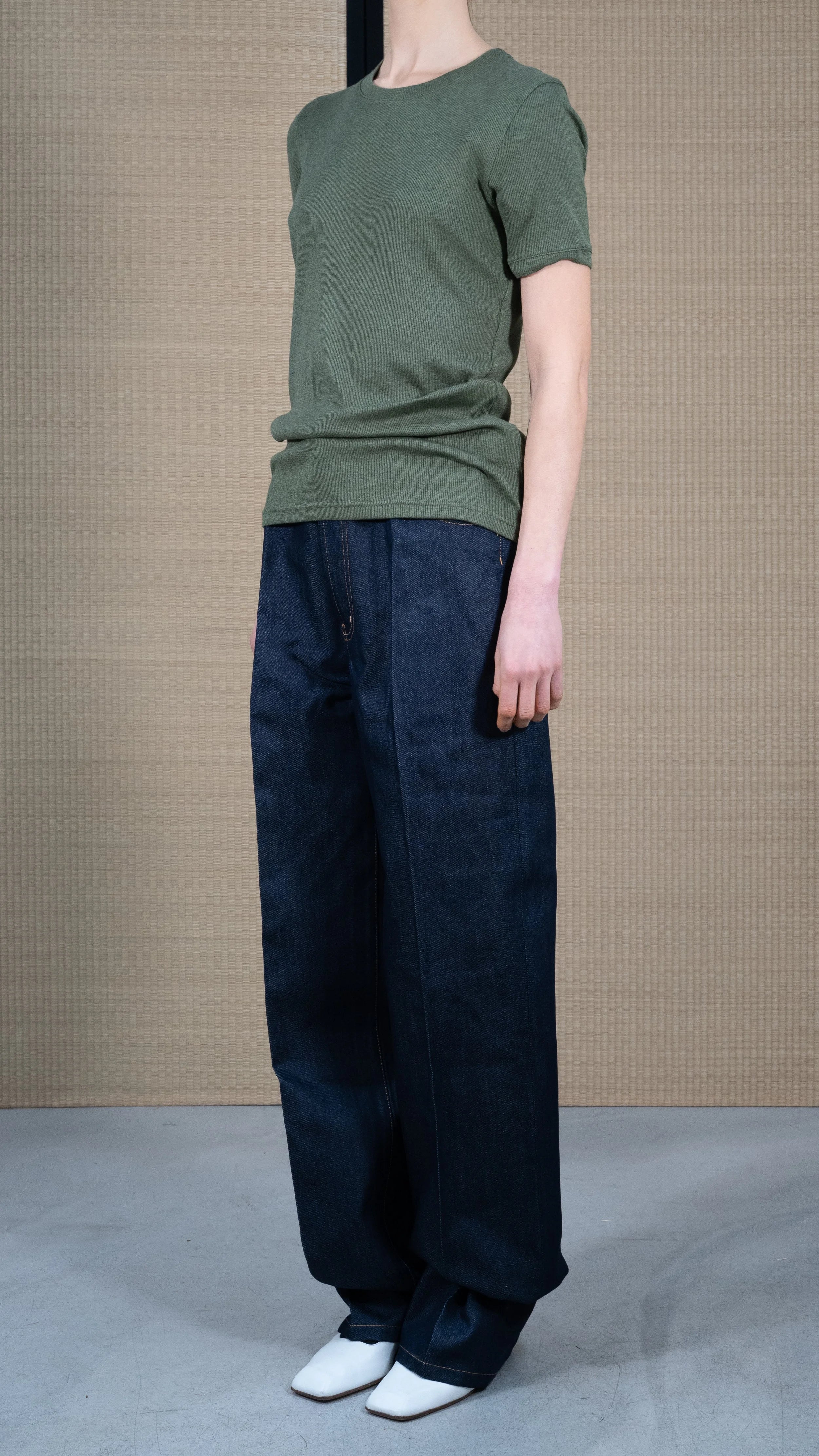 Piccolo t-shirts w.cashmere lt rib