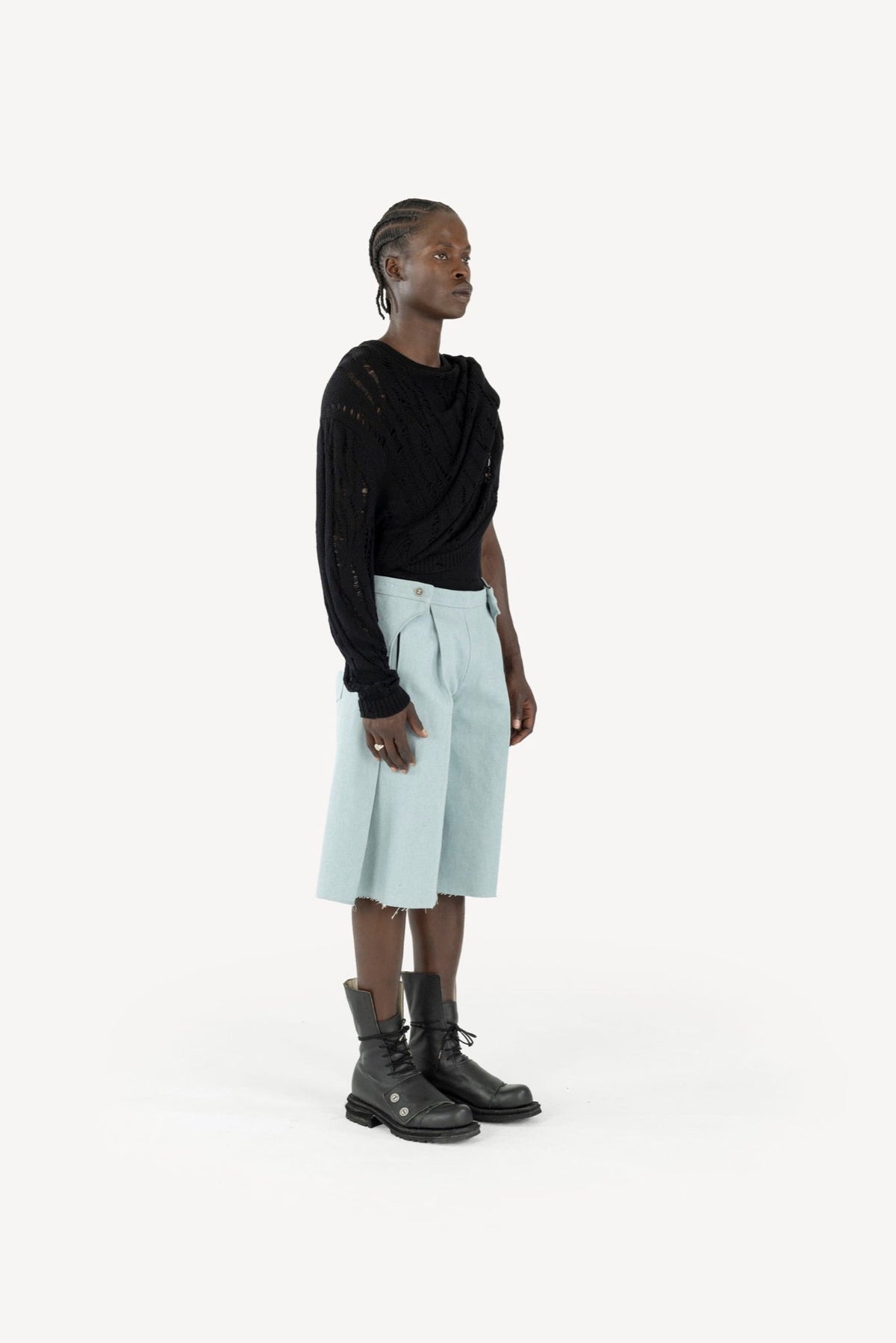 Denim shorts light blue
