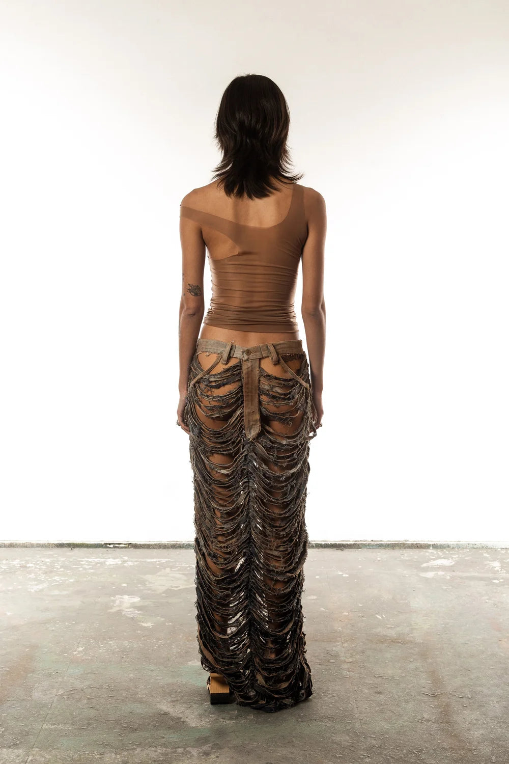 Distorted x tank top