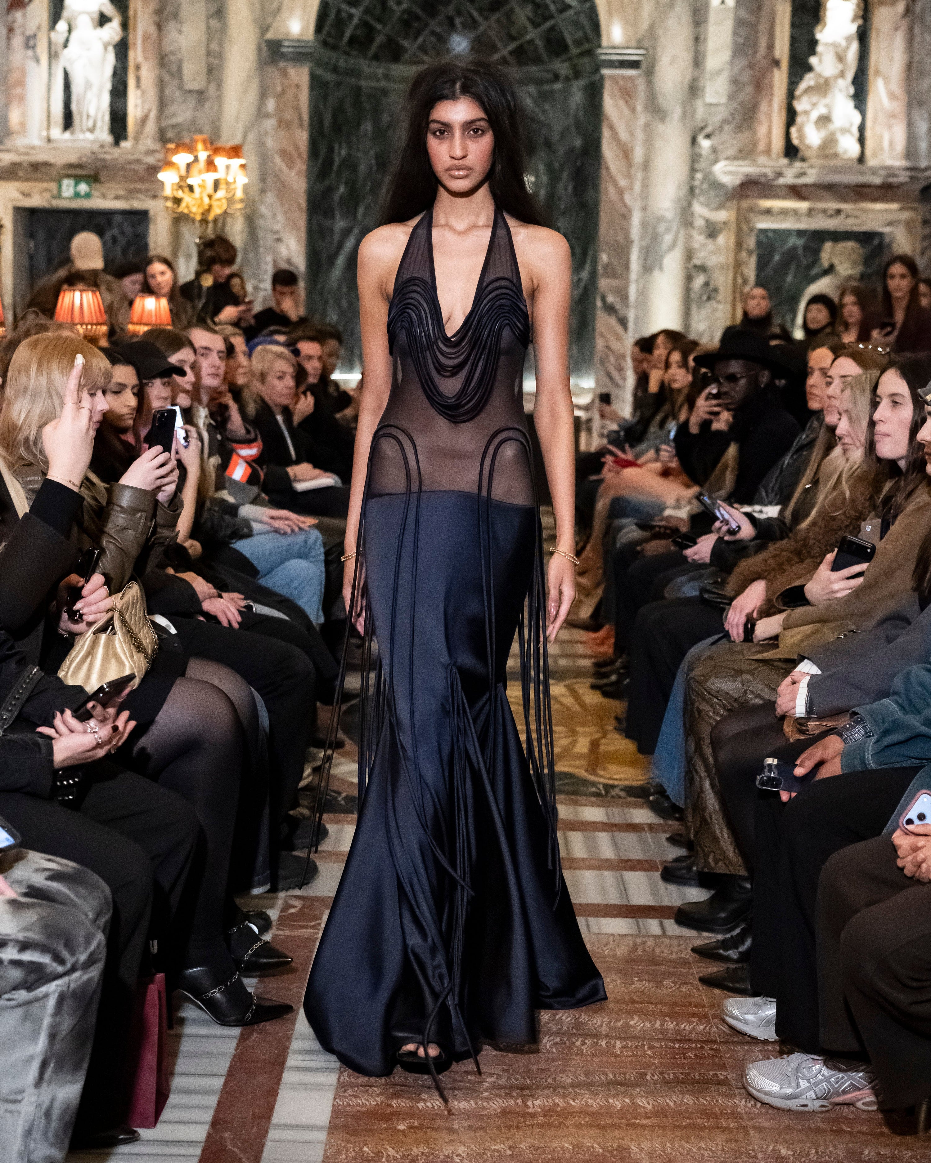 The string of nightfall dress