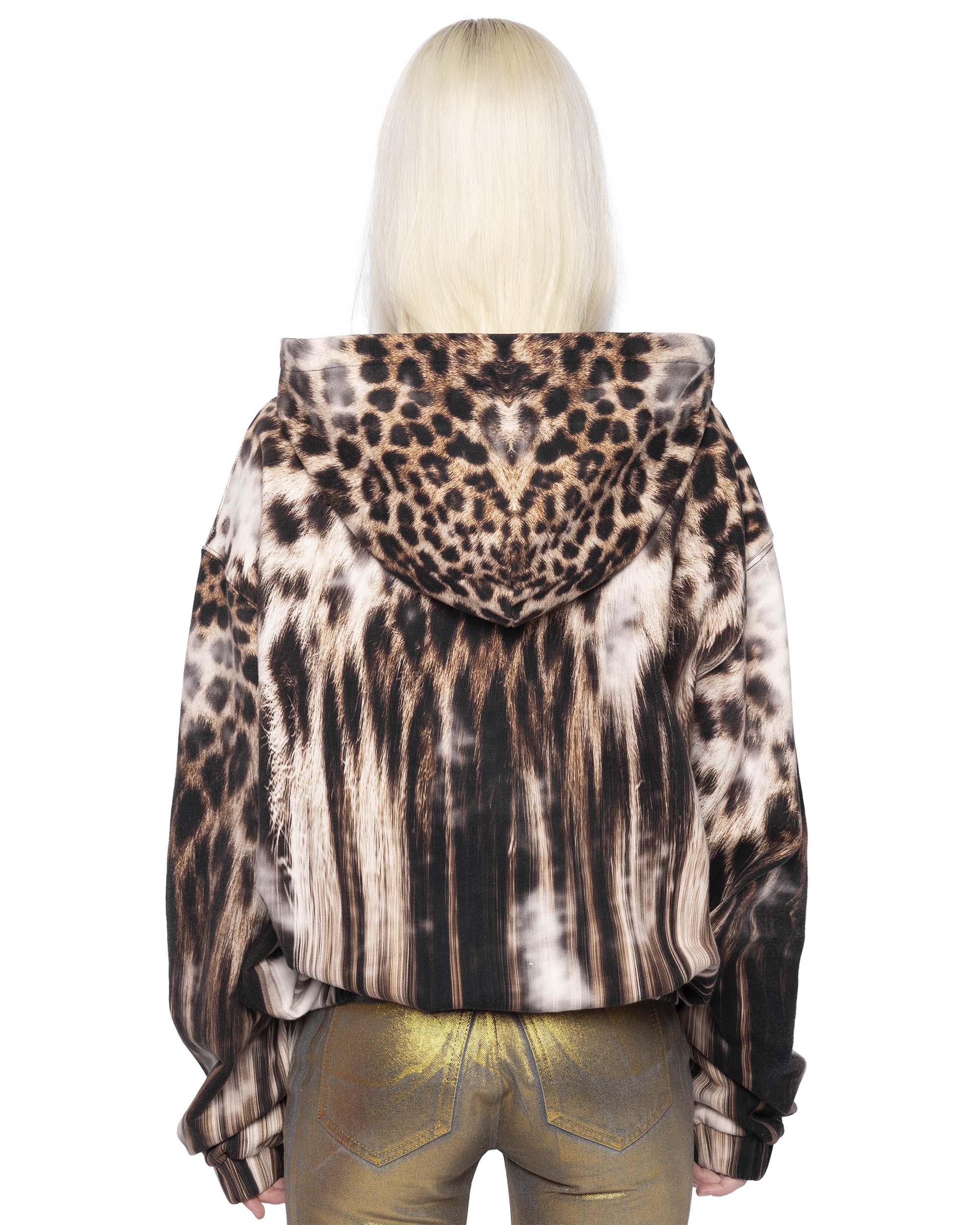 Doll core leo spike hoodie