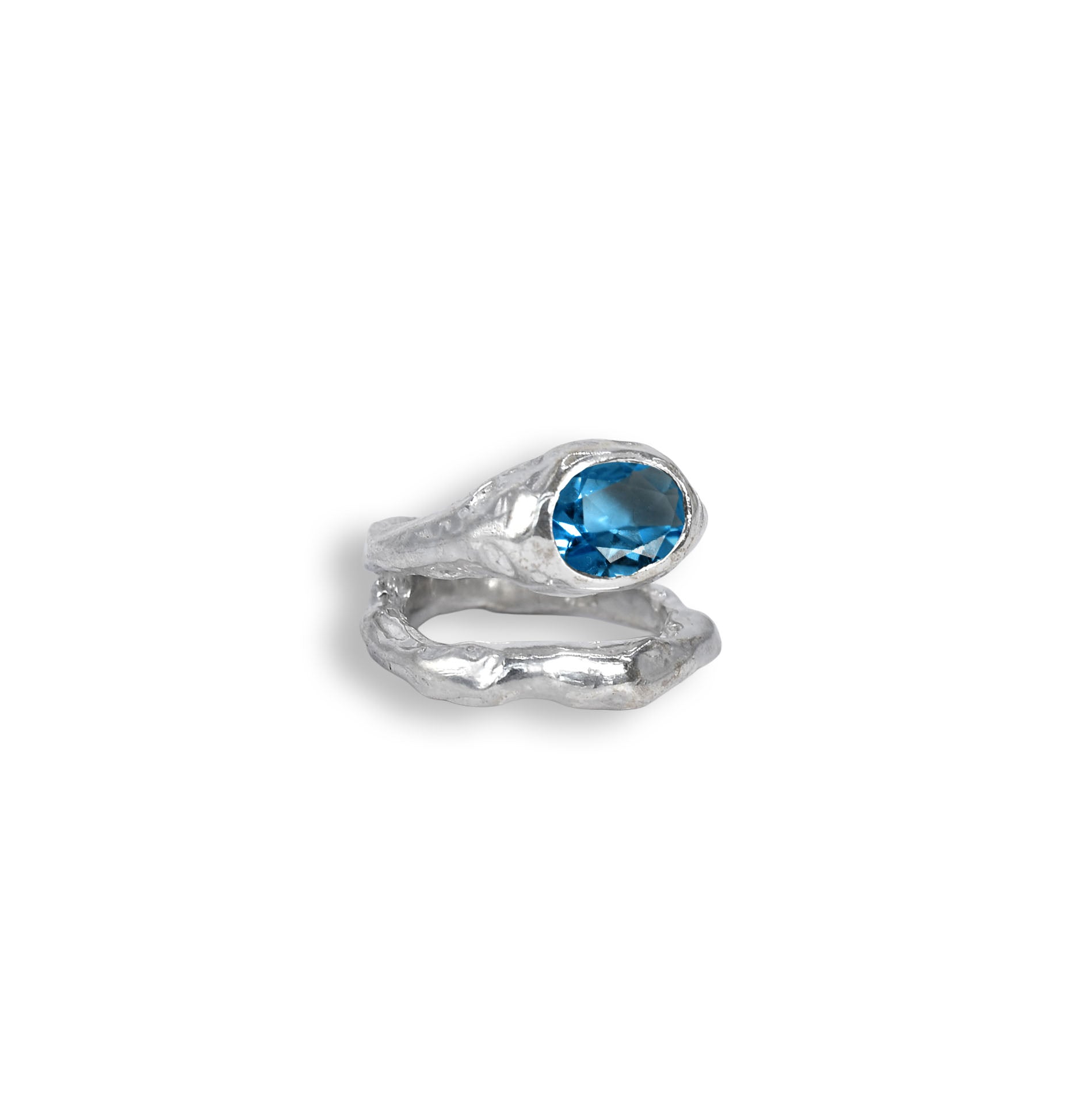 Duo fusion sapphire ring