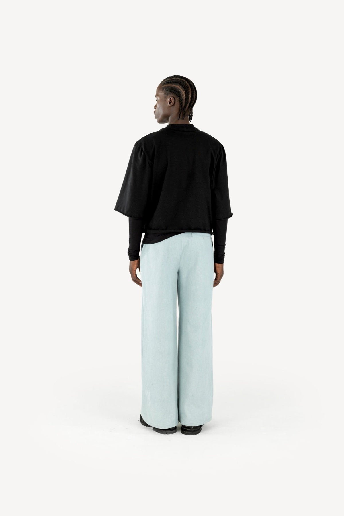 Double sleeve t-shirt black