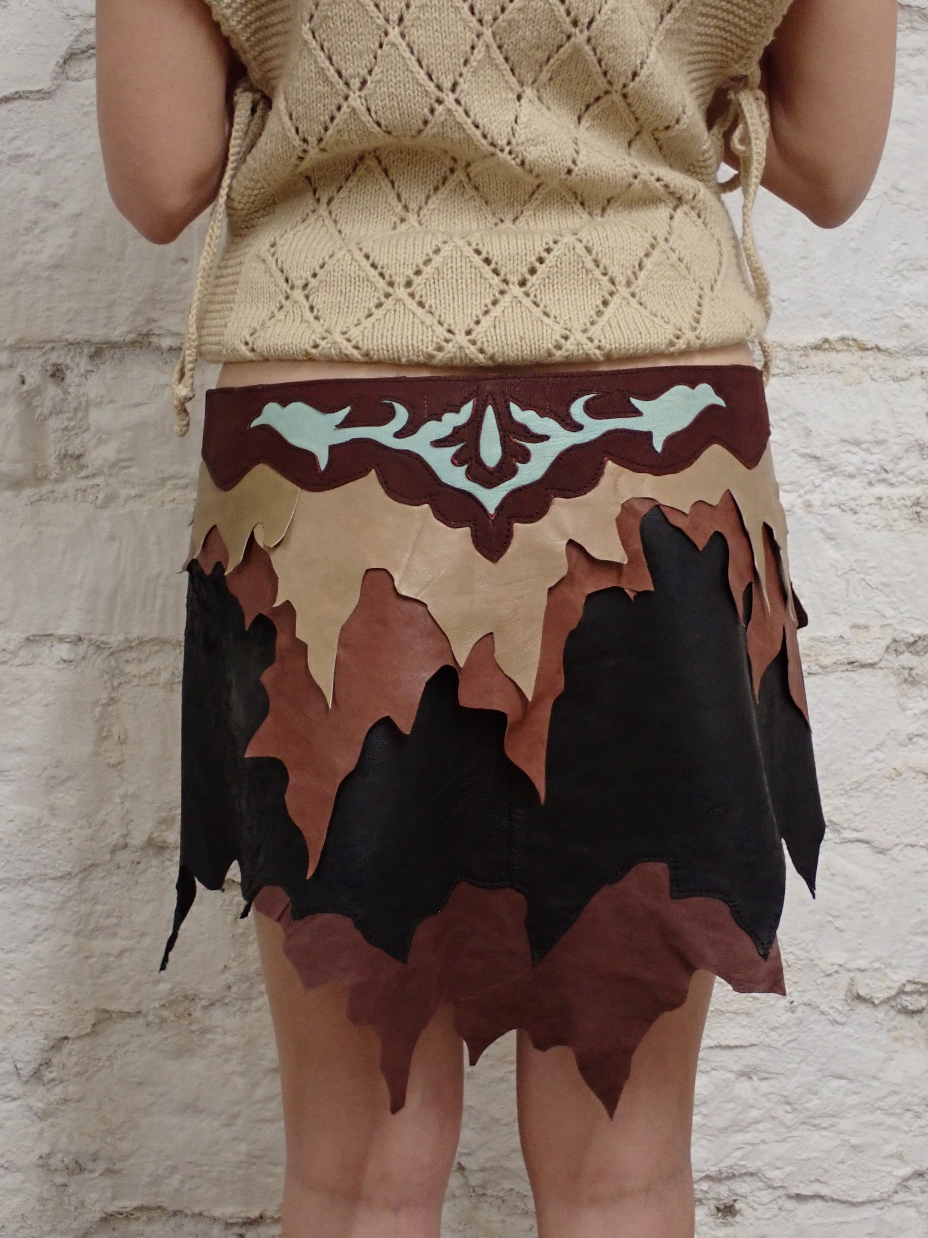 Leather skirt