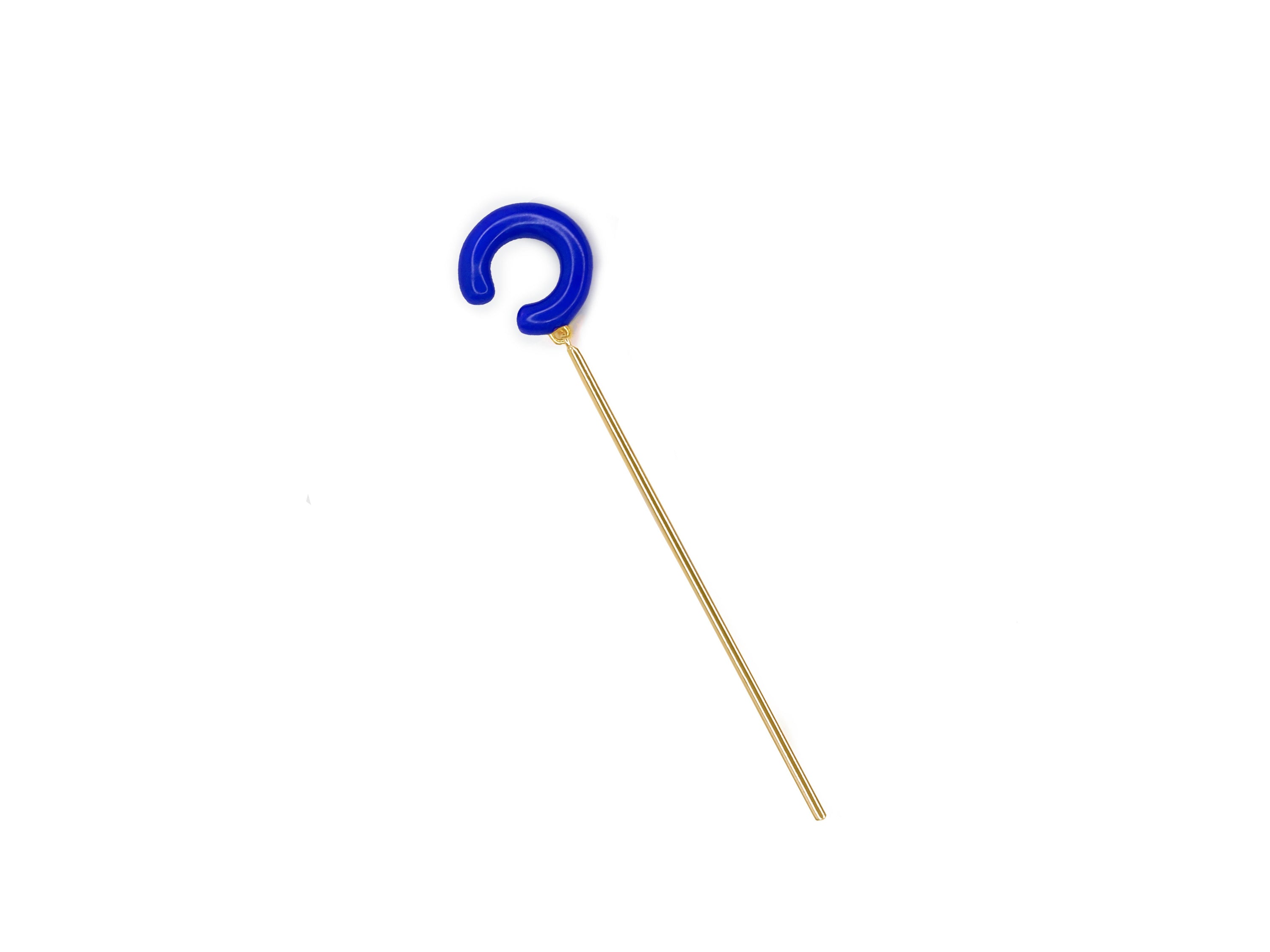 Color charlotte ear-cuff & bar vermeil