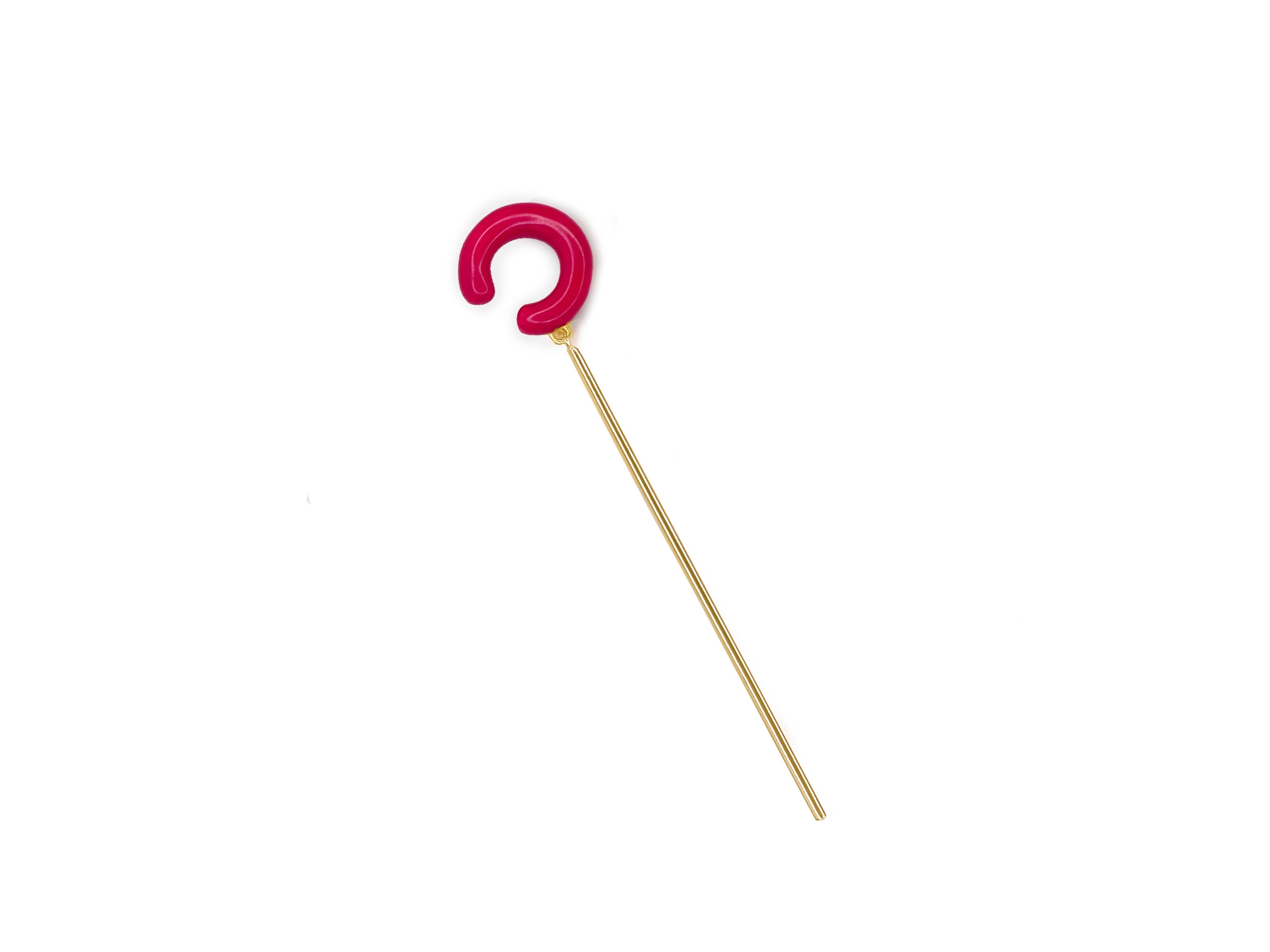 Color charlotte ear-cuff & bar vermeil