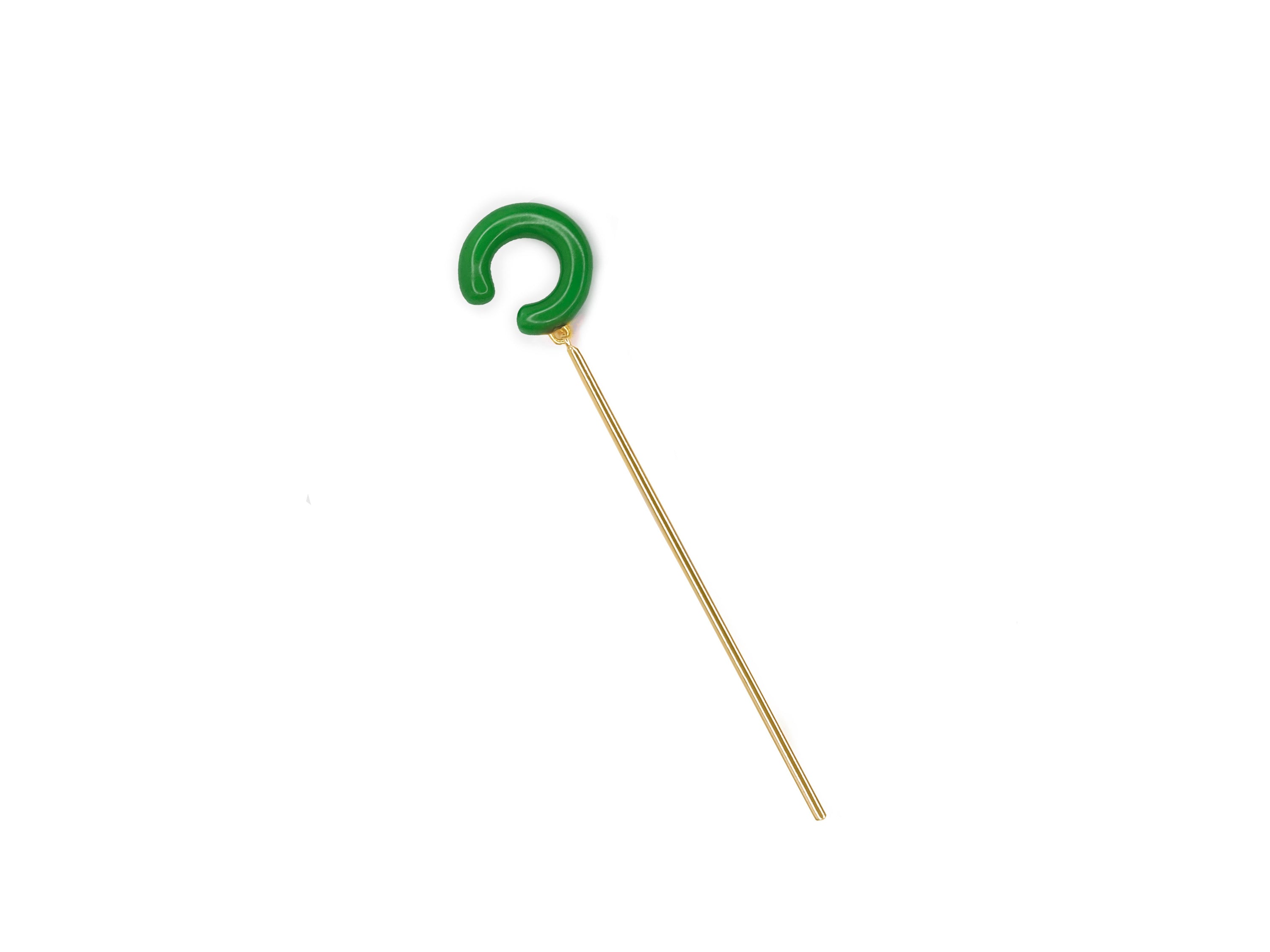Color charlotte ear-cuff & bar vermeil