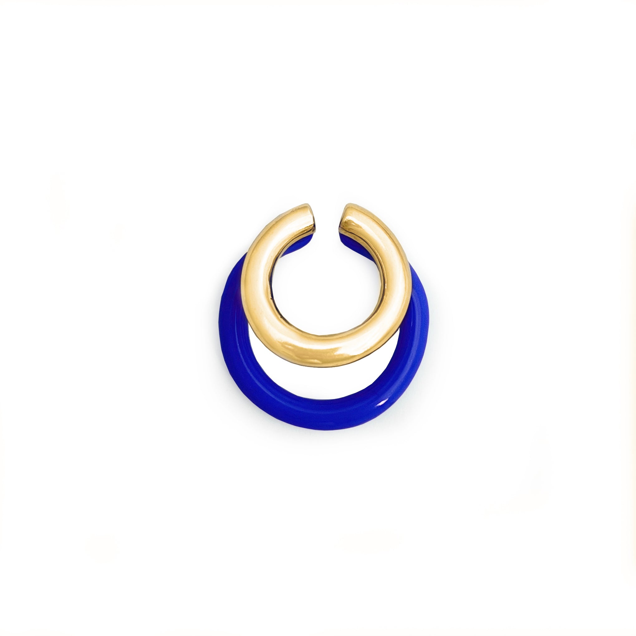 Color double ear-cuff xl vermail