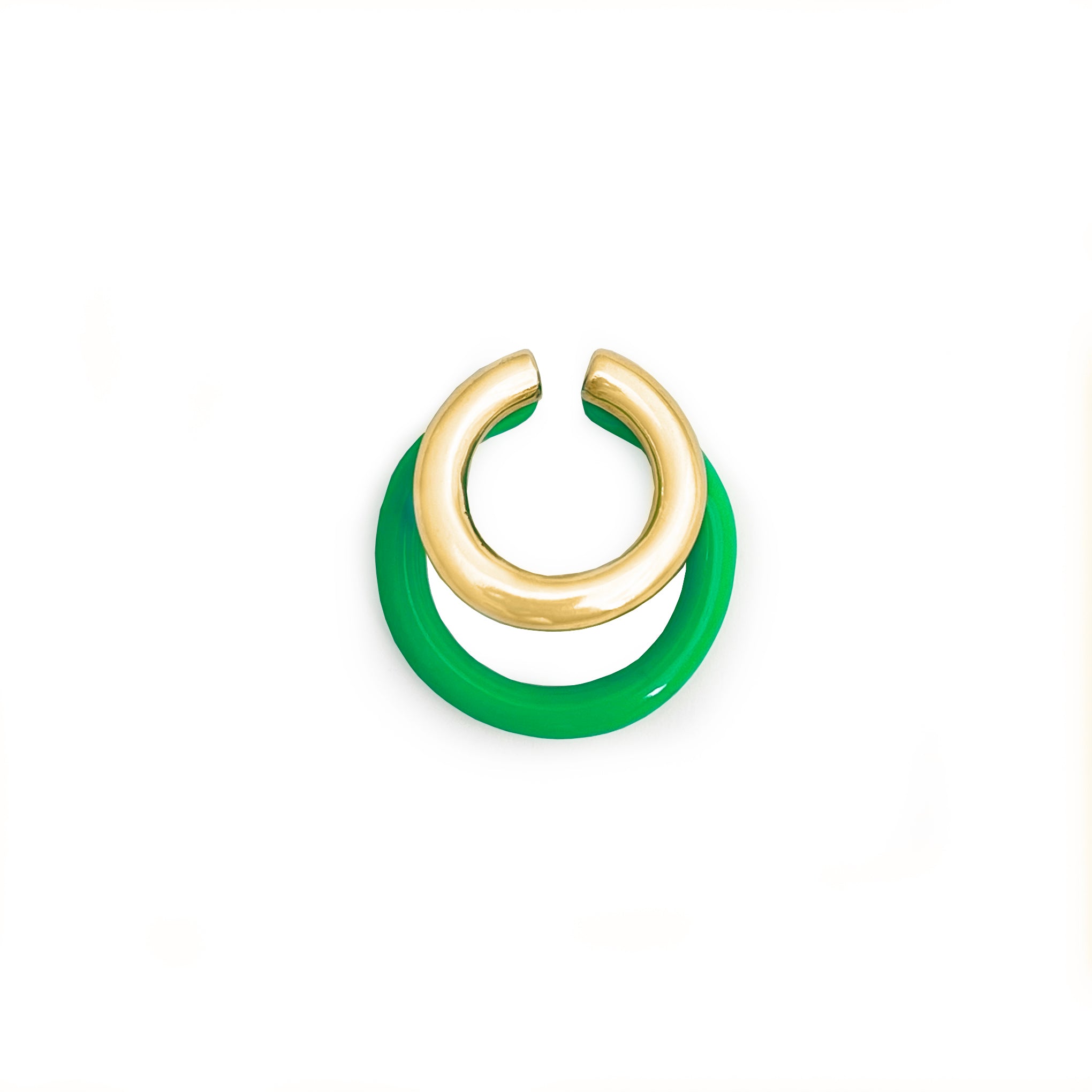 Color double ear-cuff xl vermail