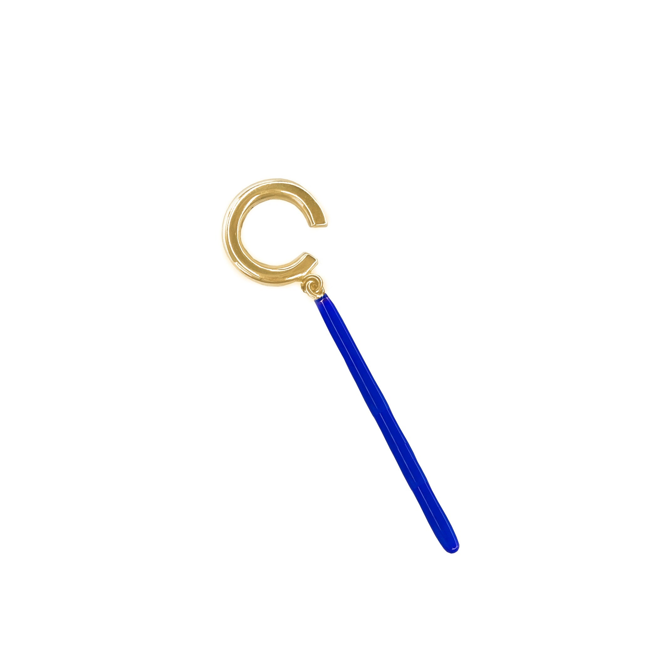 Charlotte ear-cuff & bar color vermeil