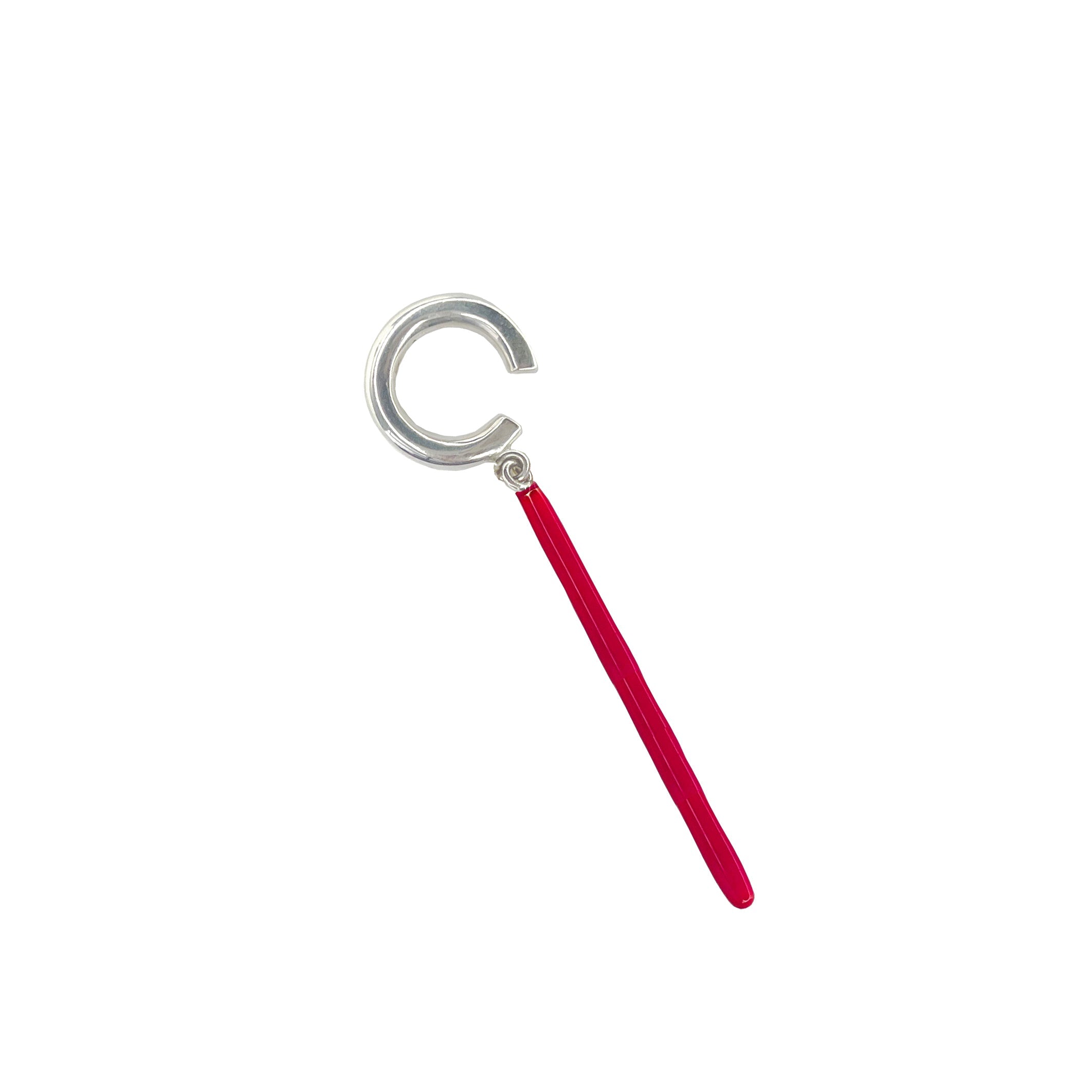 Charlotte ear-cuff & bar color silver