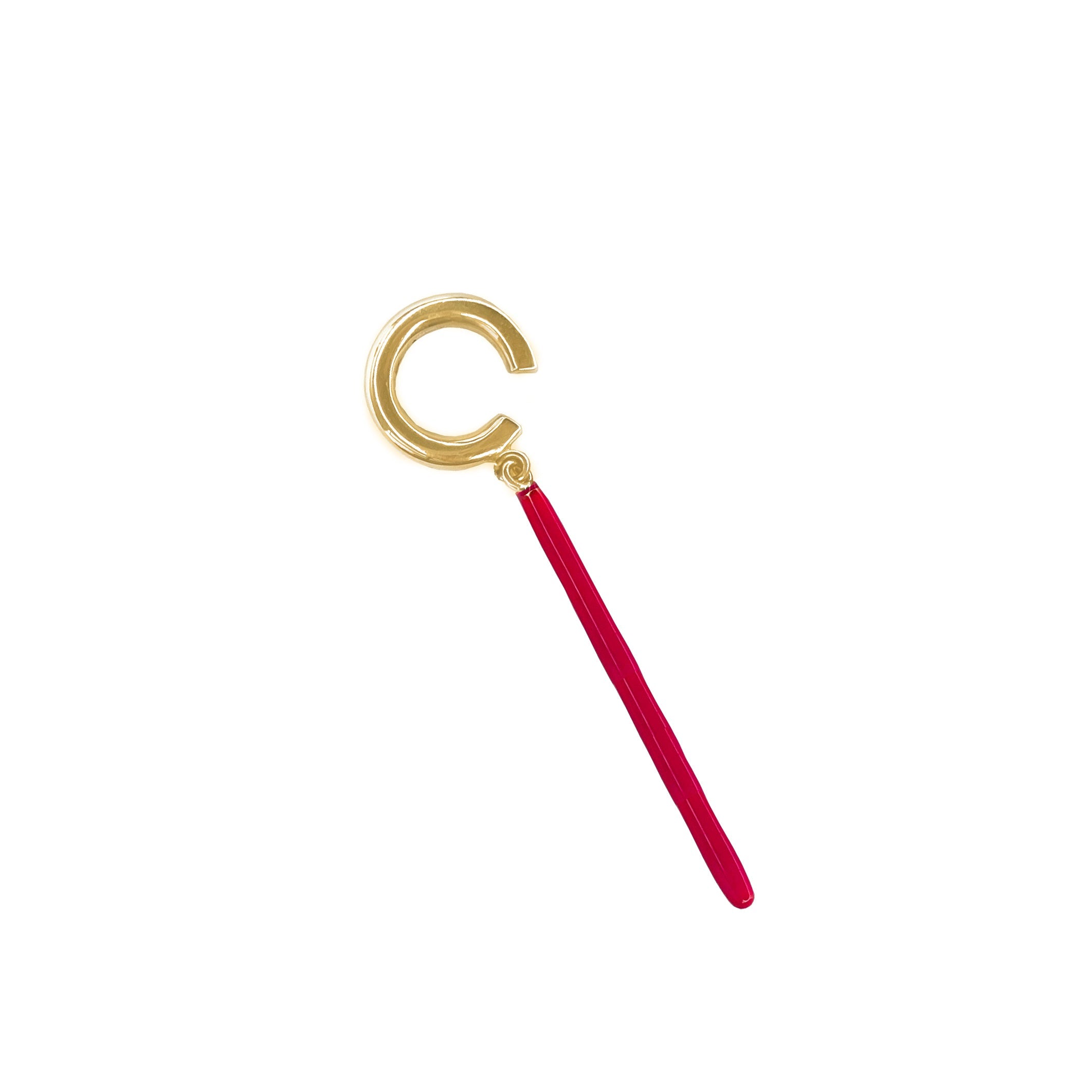 Charlotte ear-cuff & bar color vermeil