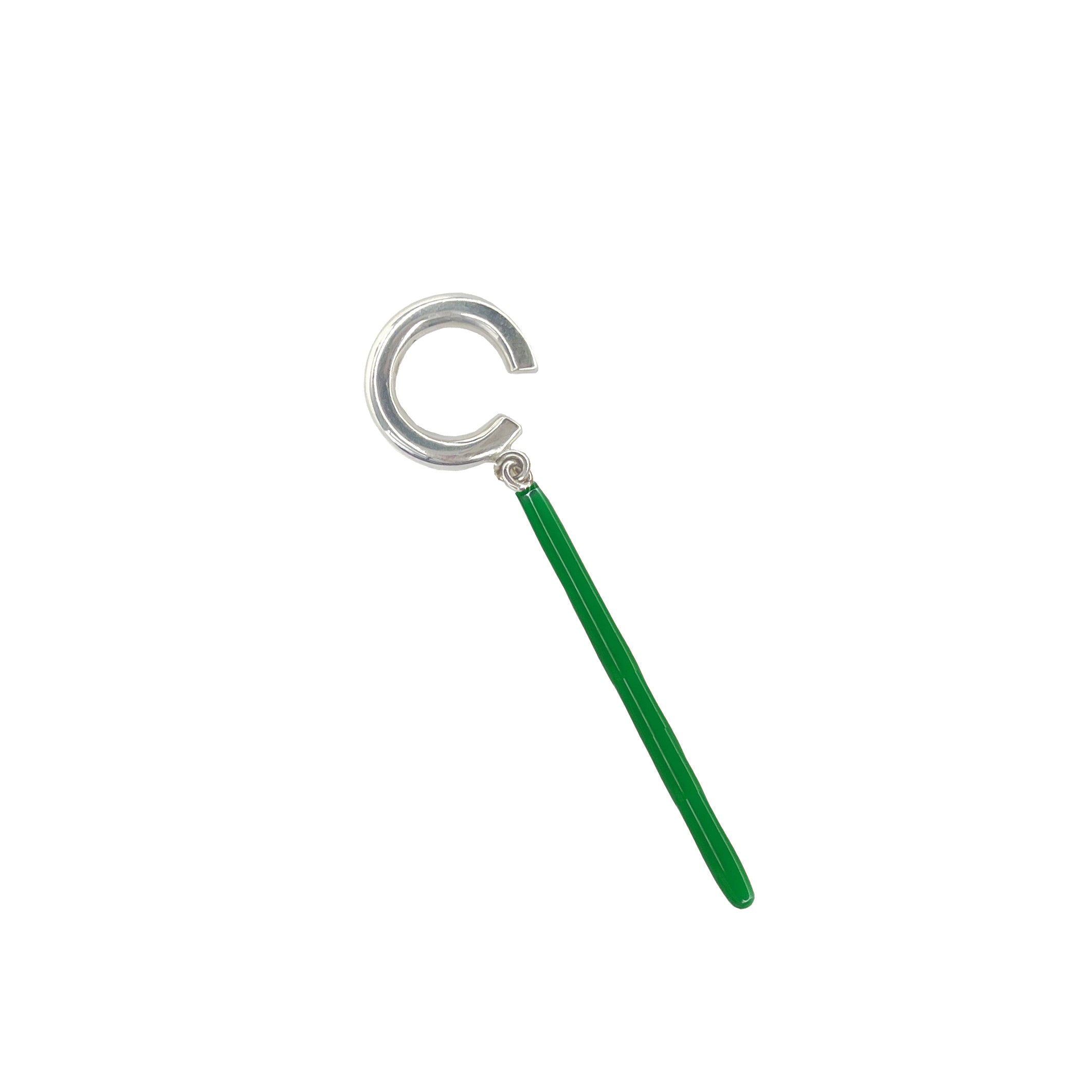Charlotte ear-cuff & bar color silver