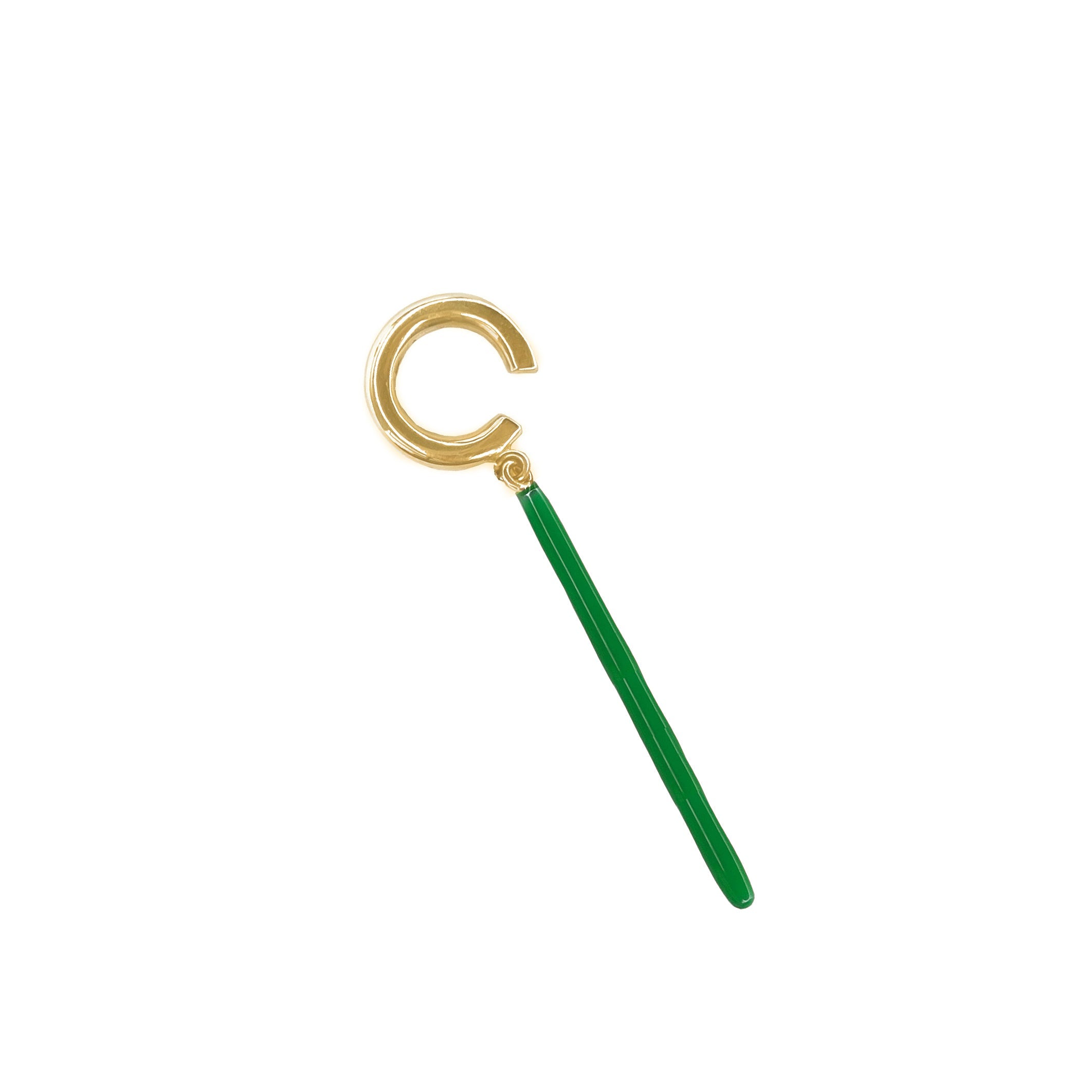 Charlotte ear-cuff & bar color vermeil