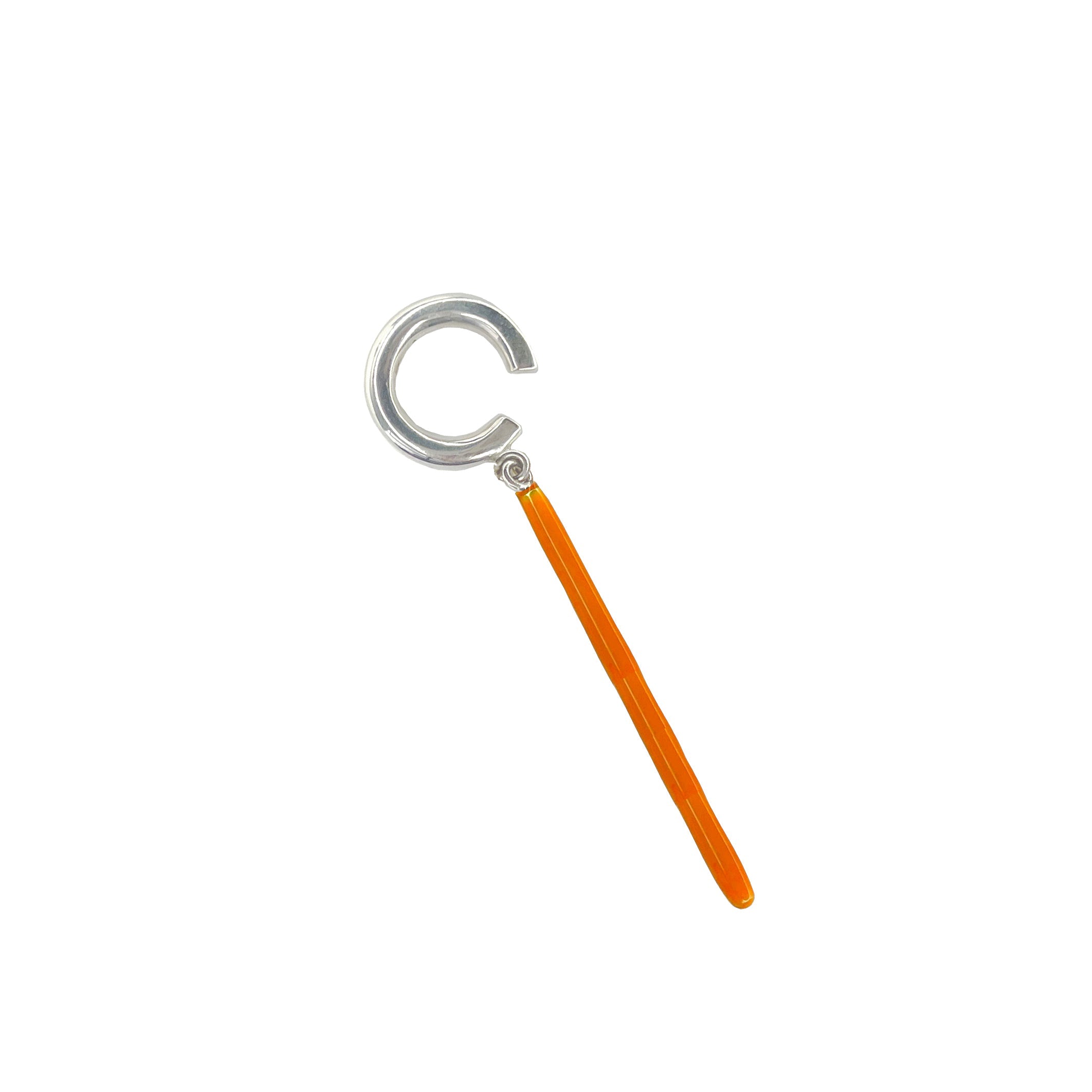 Charlotte ear-cuff & bar color silver
