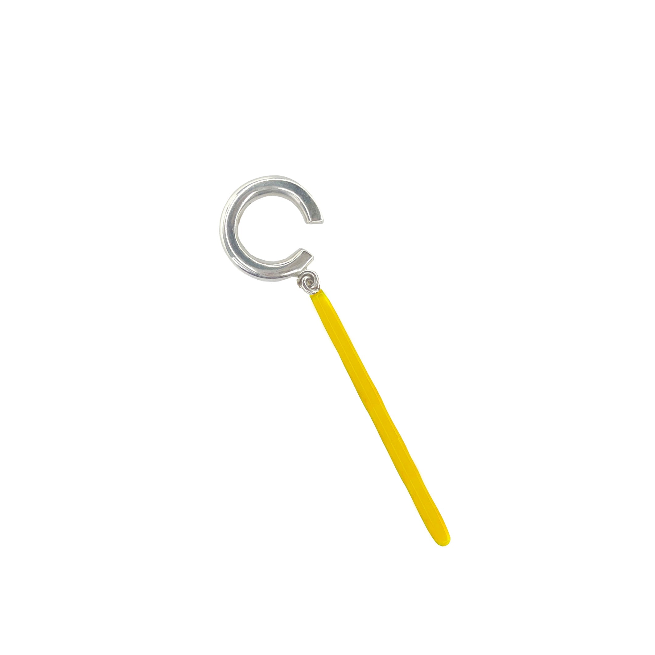 Charlotte ear-cuff & bar color silver