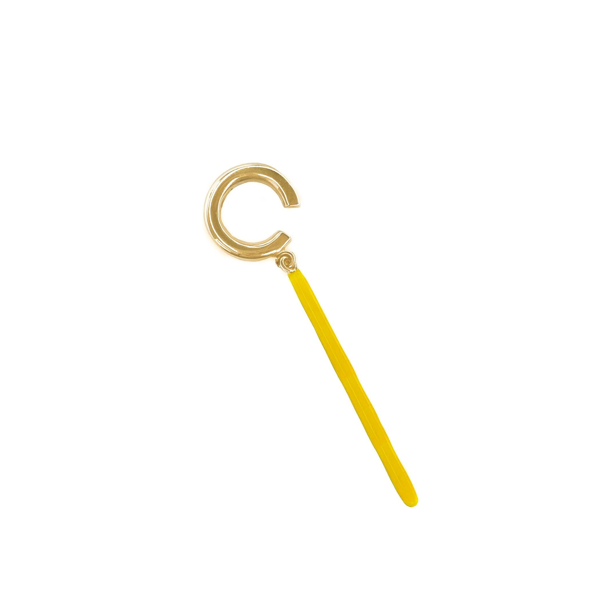 Charlotte ear-cuff & bar color vermeil