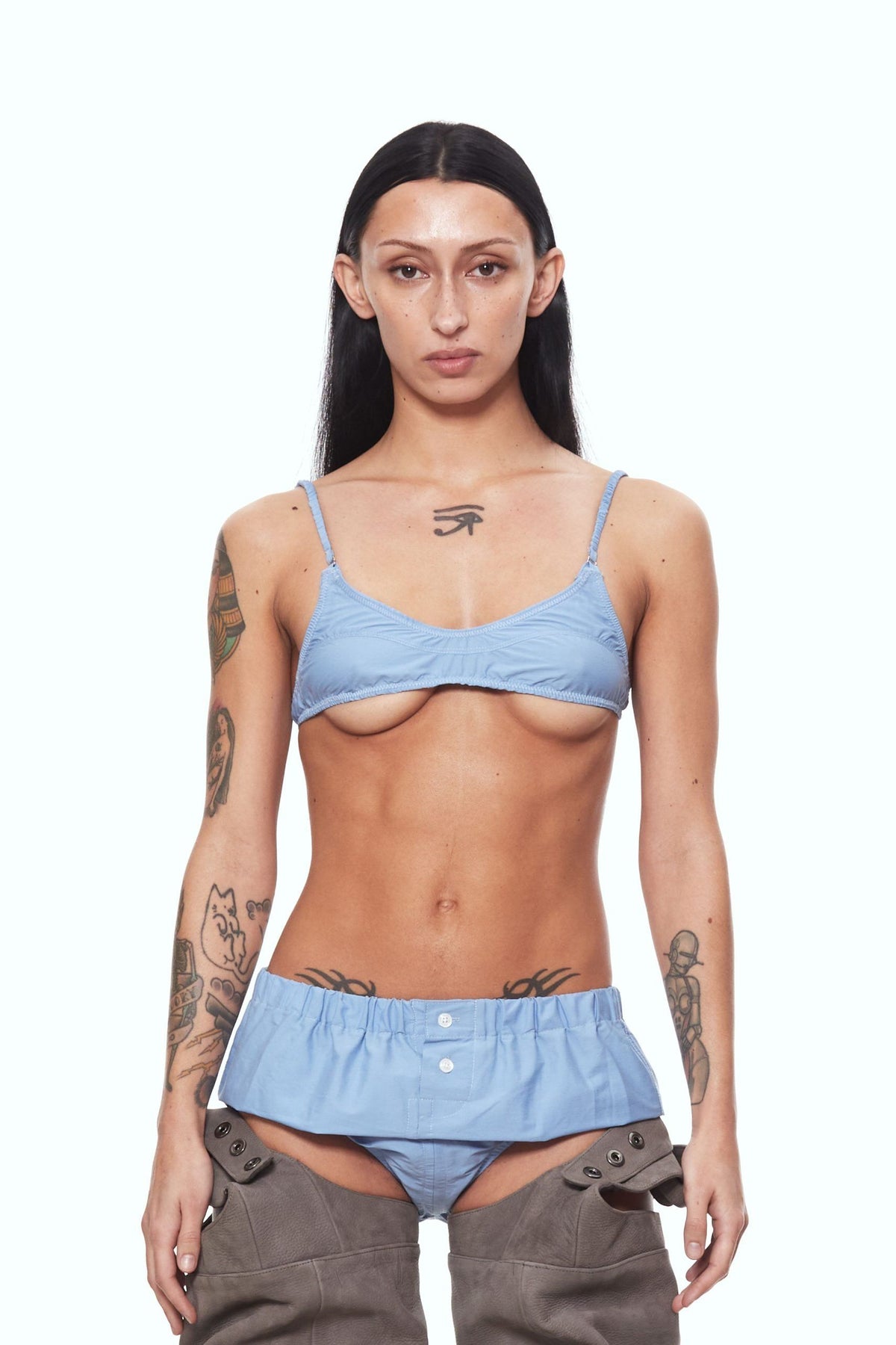 Blue shorts