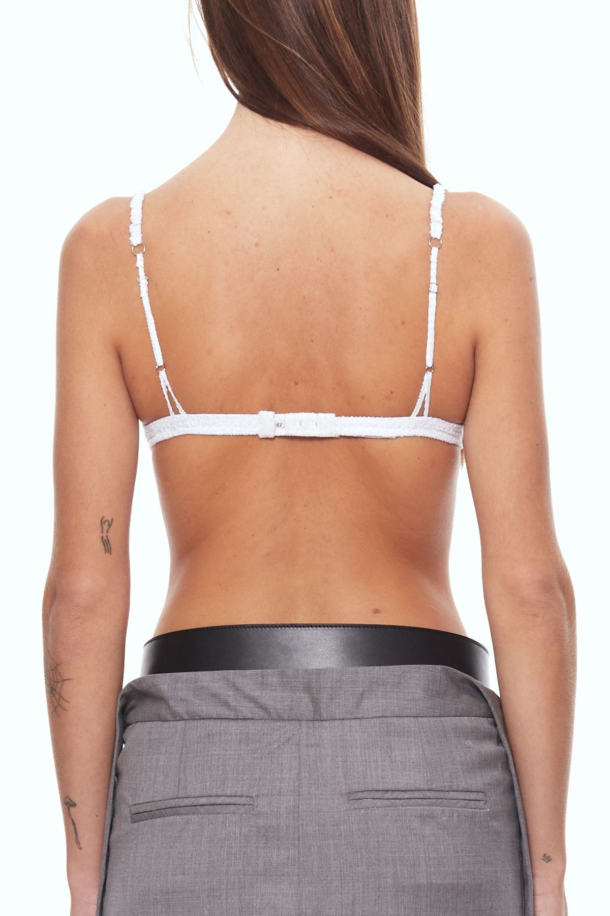 Black bra strap belt