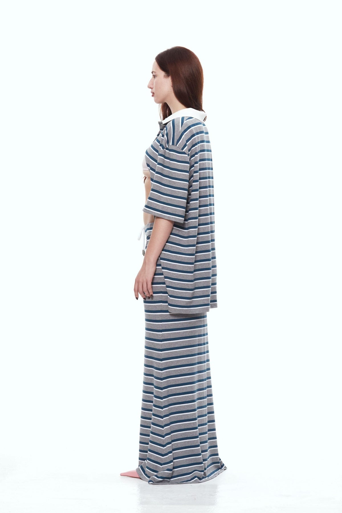 Hole polo skirt