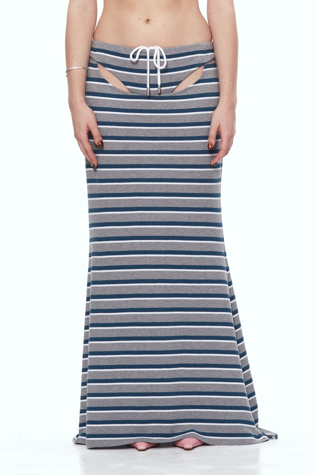 Hole polo skirt