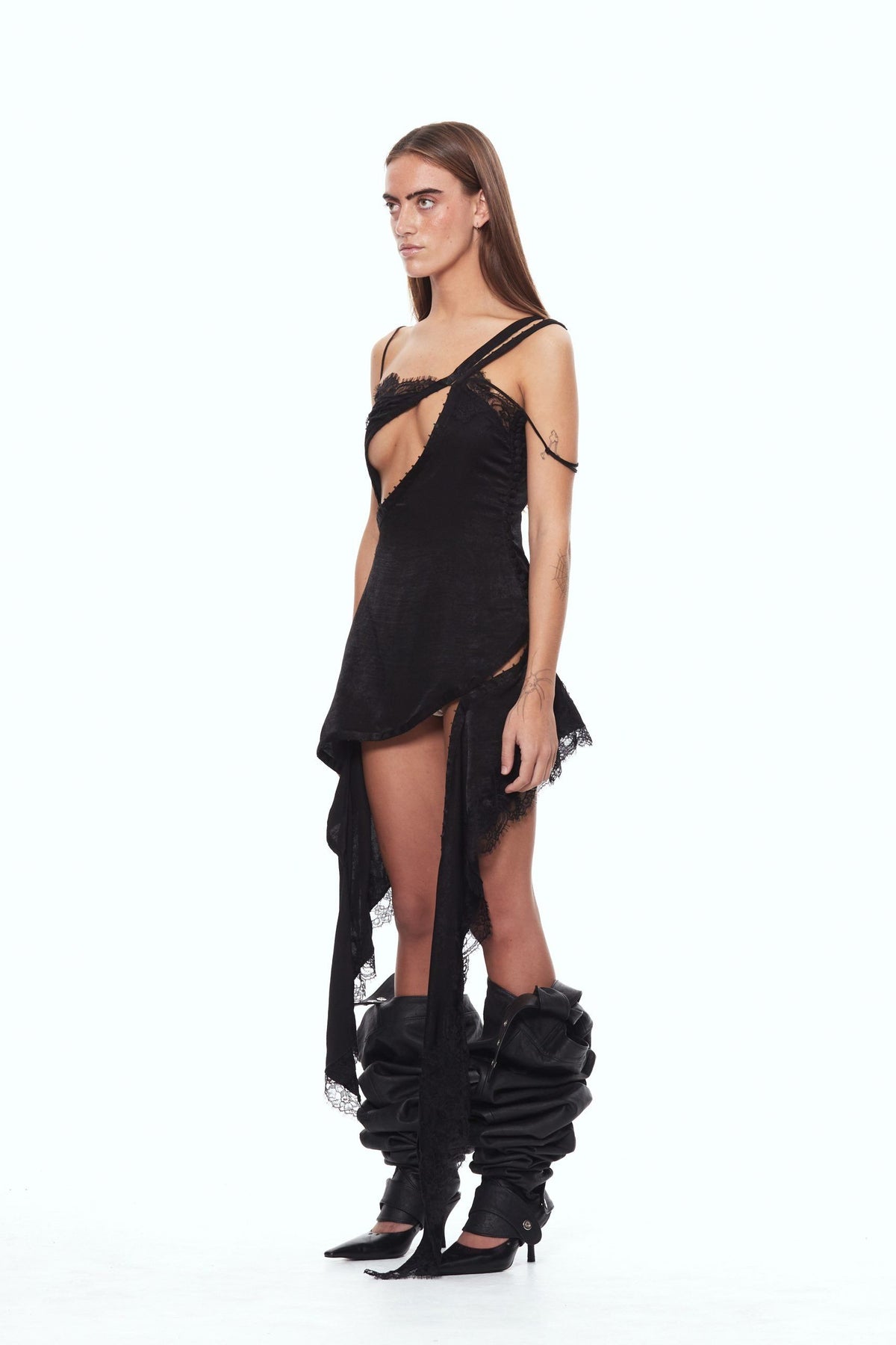 Spiral lingerie dress