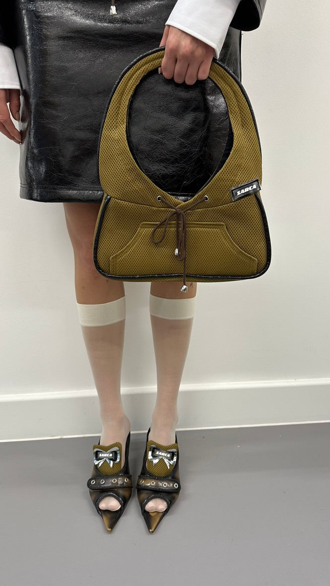 Autumn' airbrushed brown mule