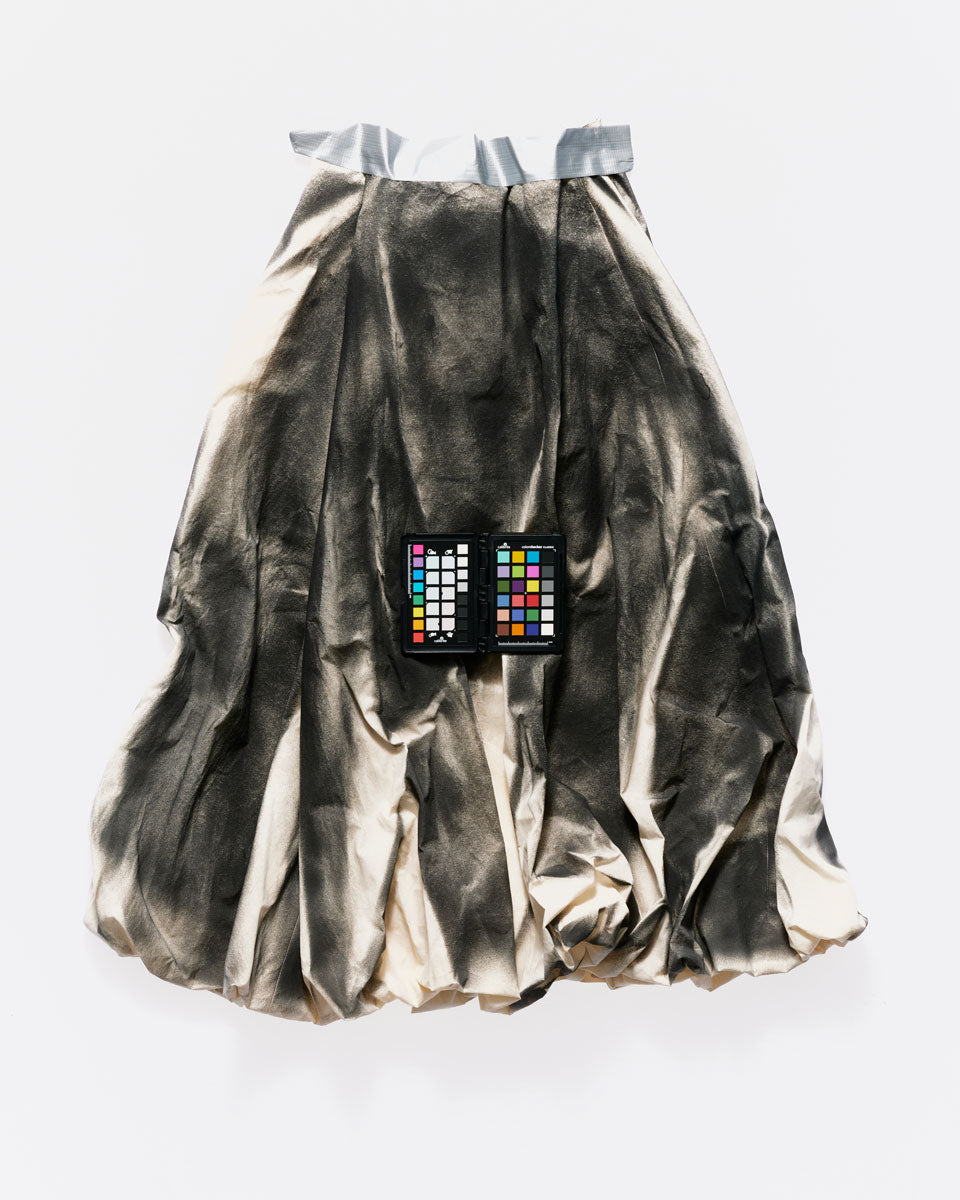 006-c-01  black paper skirt