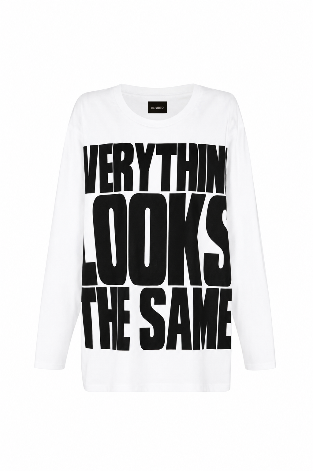 Camiseta 'everything looks the same' blanca