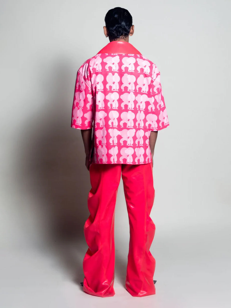 Pink deflated trousers | signature fit