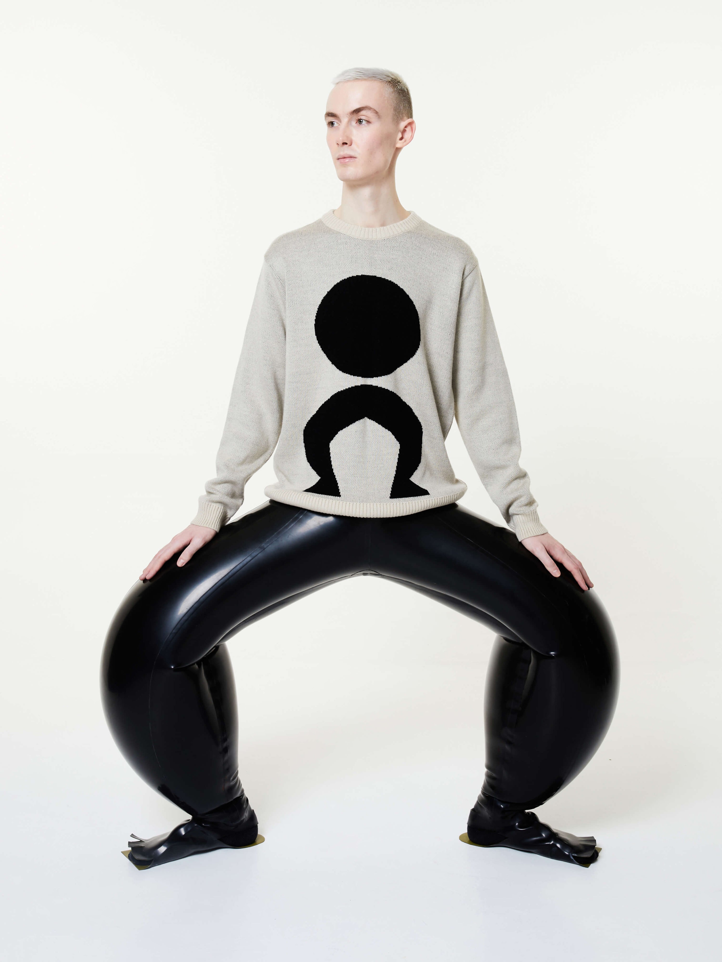 Off white essential jumper | relaxed fit