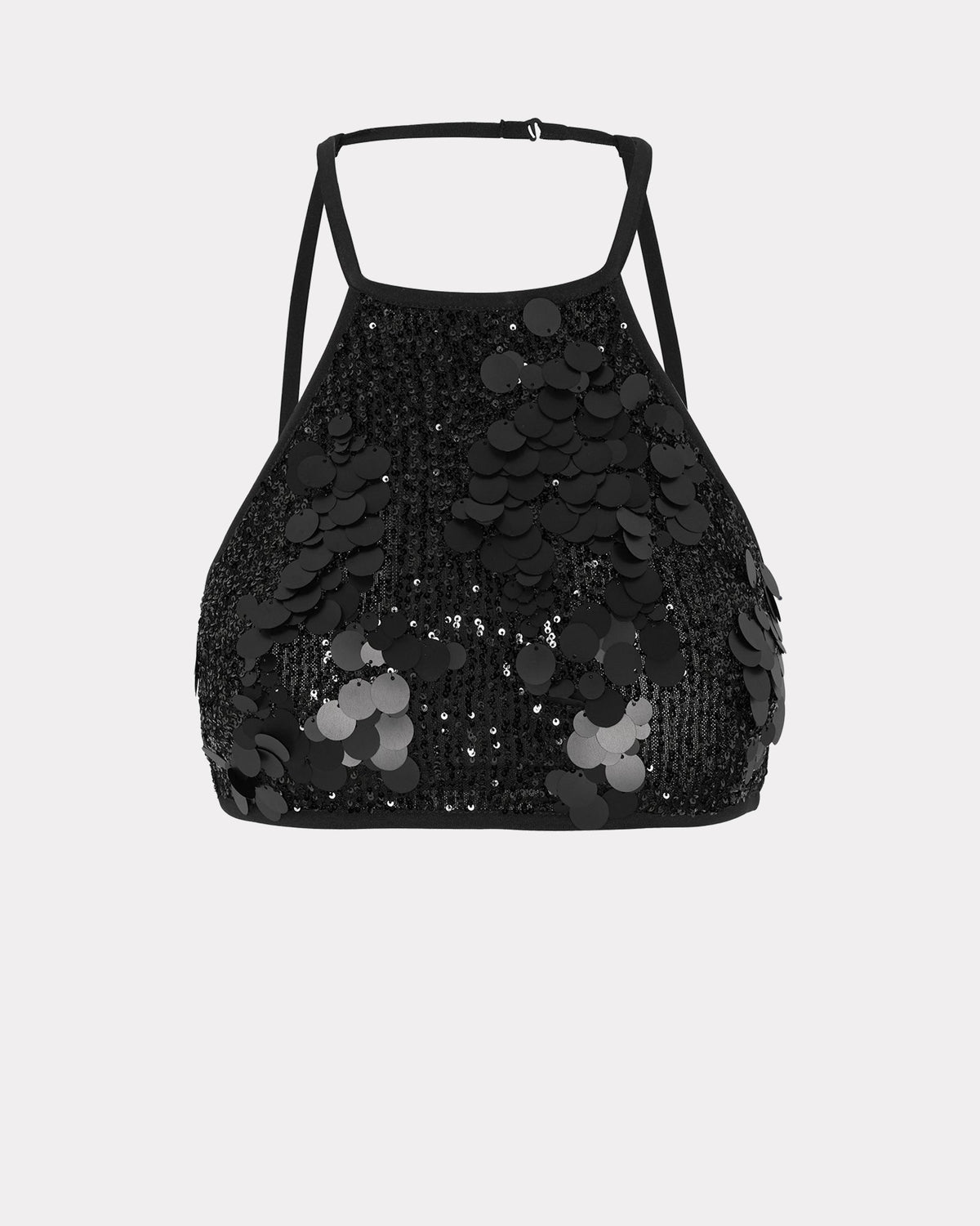 Sequin bralette black