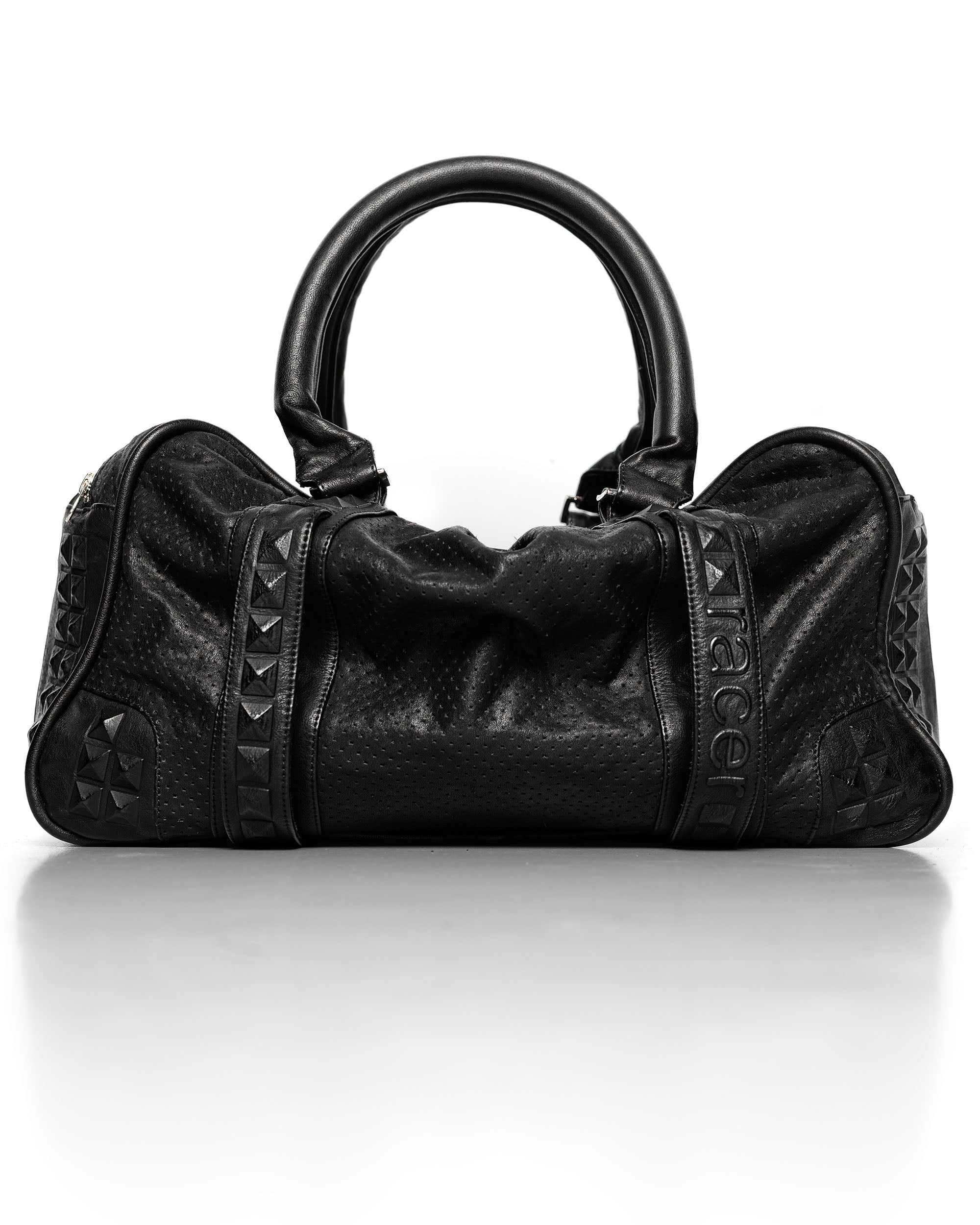 Embossed leather bag